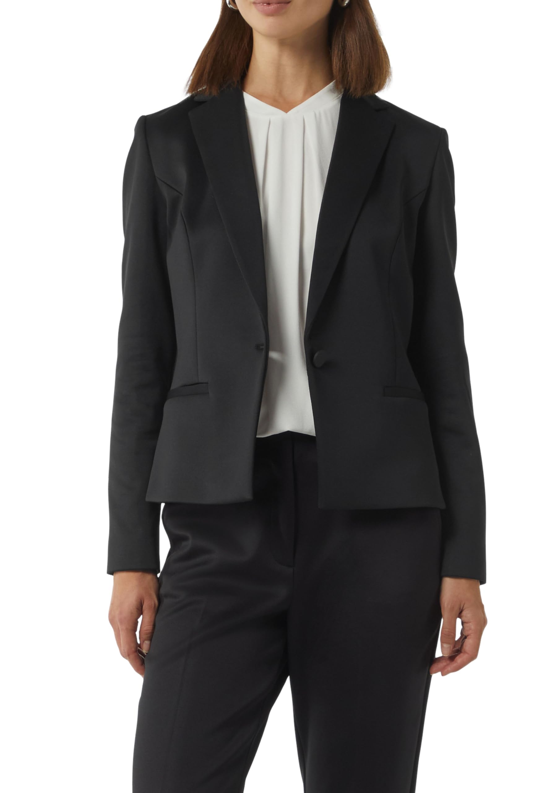 comma-blazer-mit-halbfutter-damenblazer-tailliert-business image 1