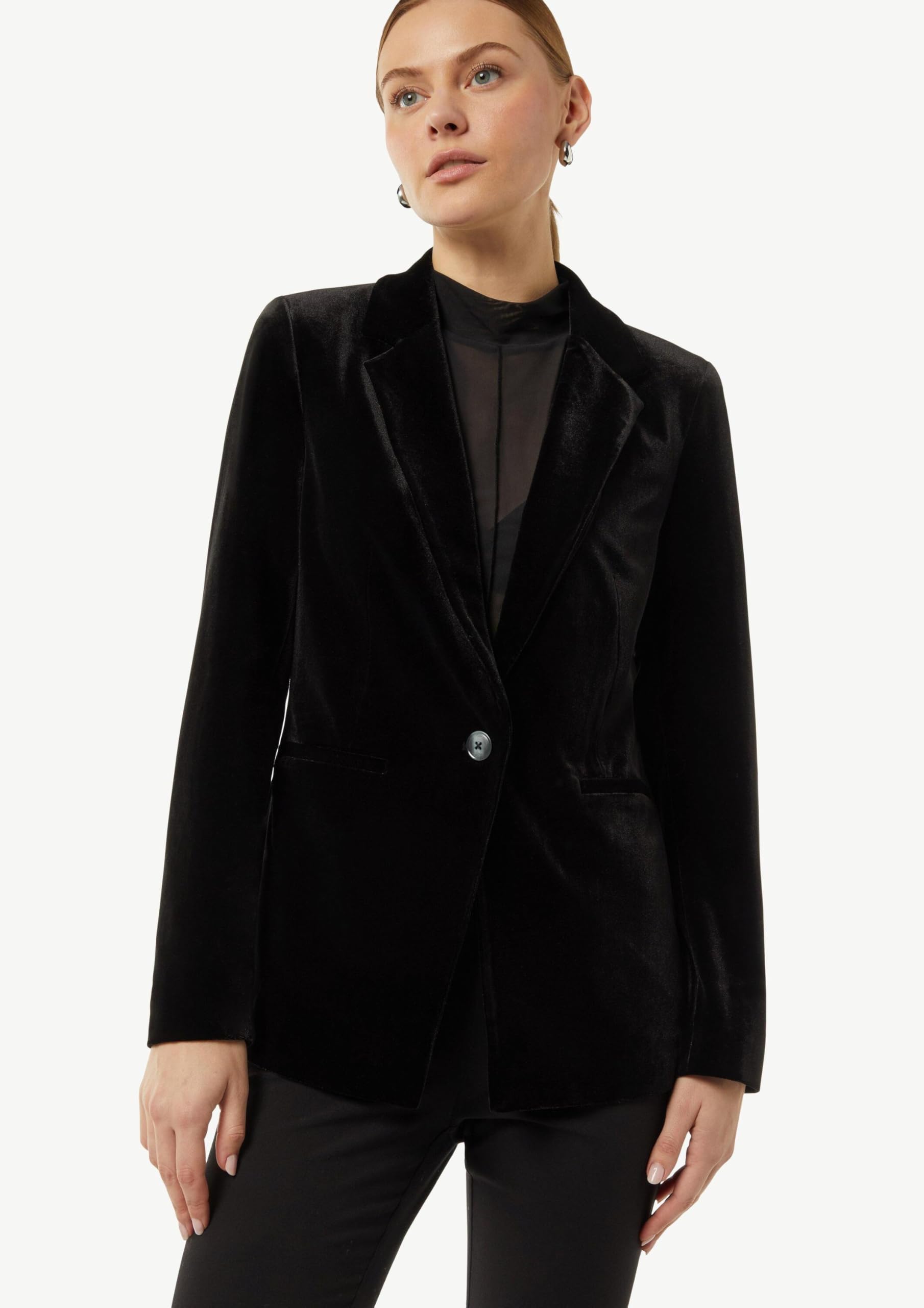 comma-2157968-samt-blazer-anzugjacke-schwarz-gr-40 image 4
