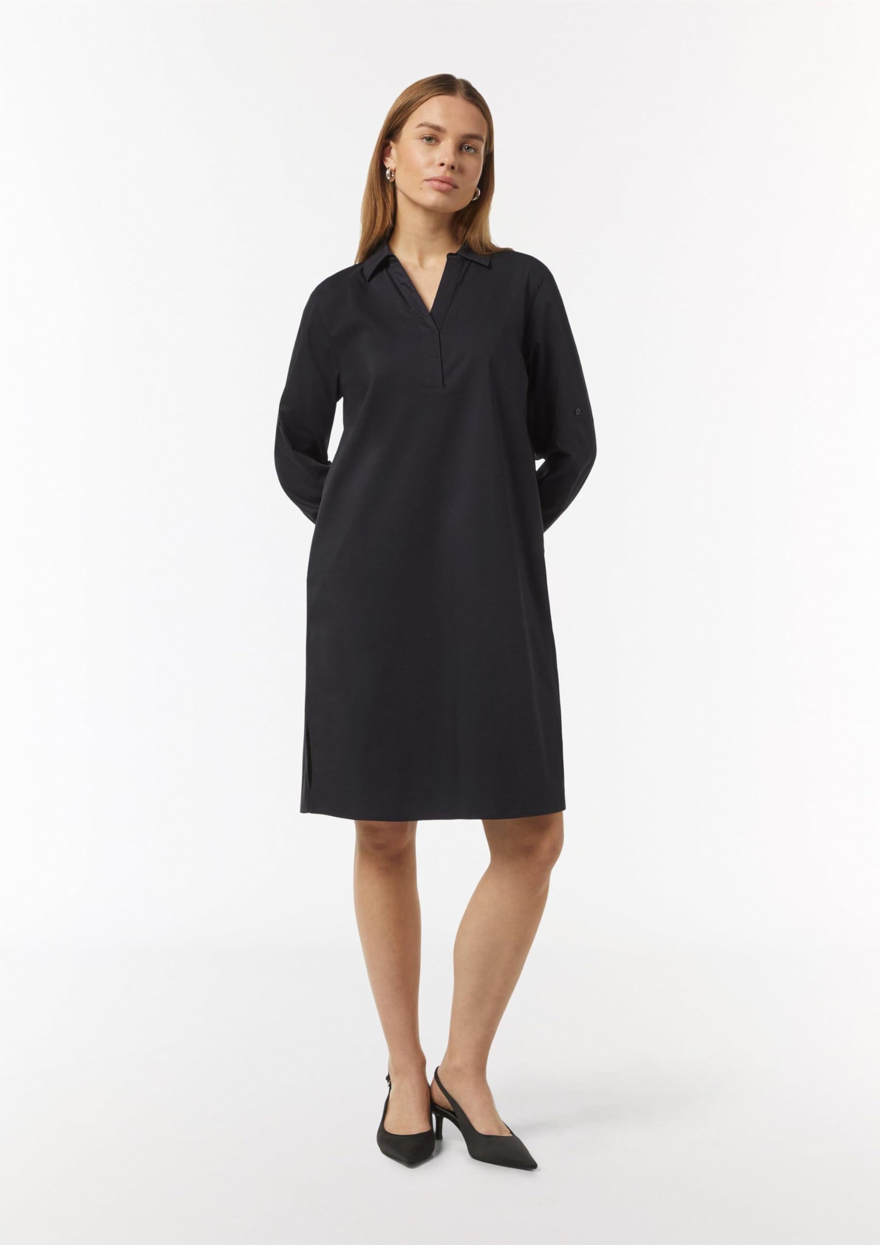 comma-businesskleid-gr-e-40-blau-midikleid-tunika image 7