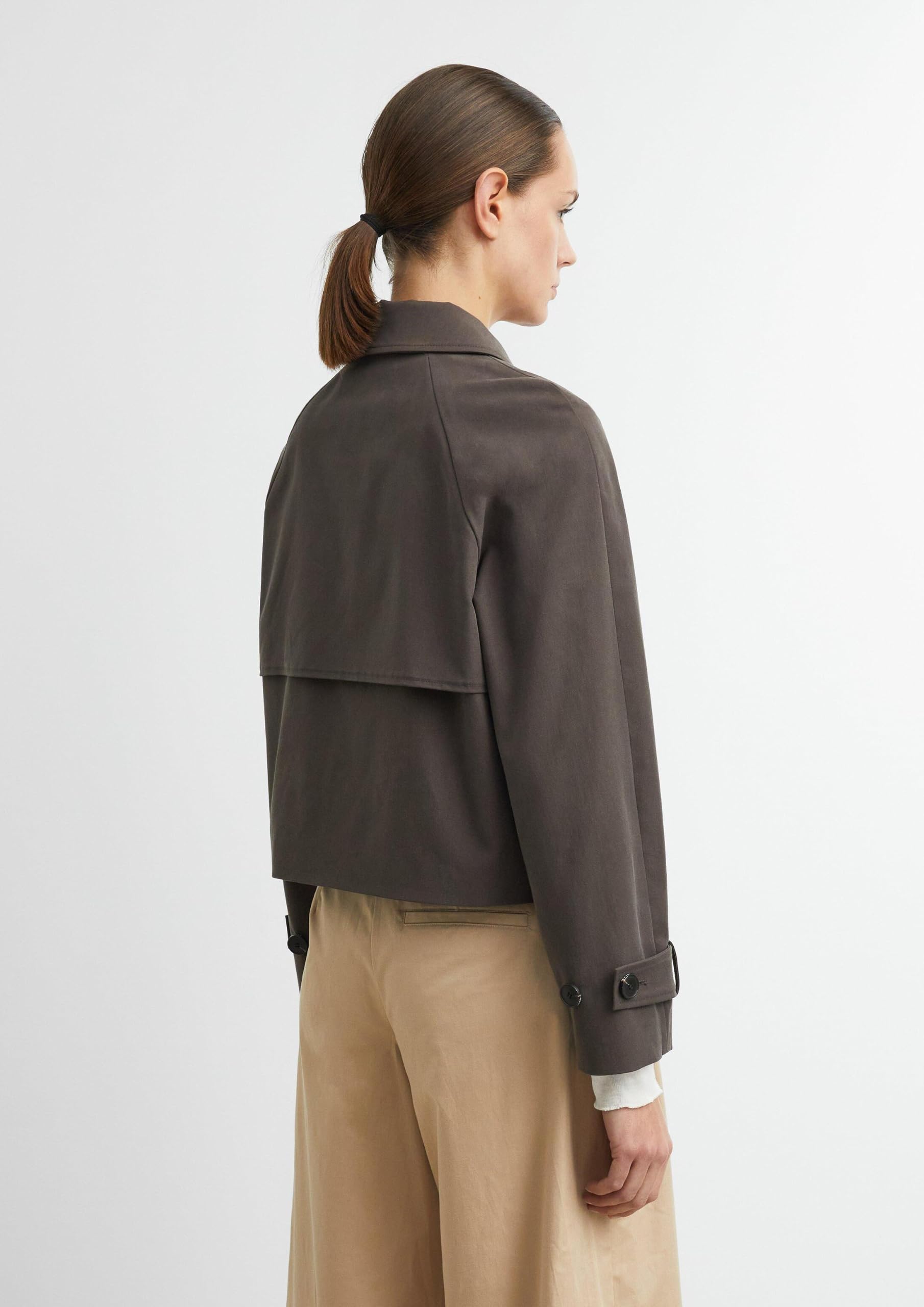 comma-indoor-jacke-boxy-beige-gr-34-mit-hemdkragen image 7
