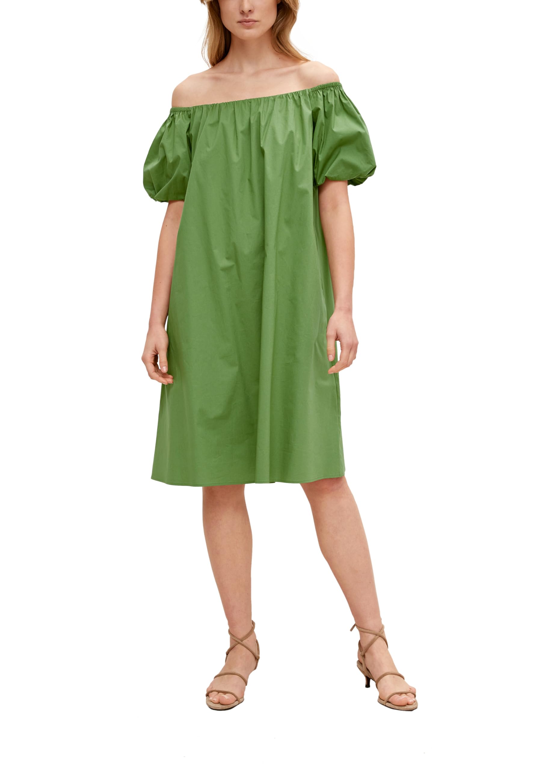 comma-kleid-mit-raffung-damen-kleid-gr-40-rosa image 8