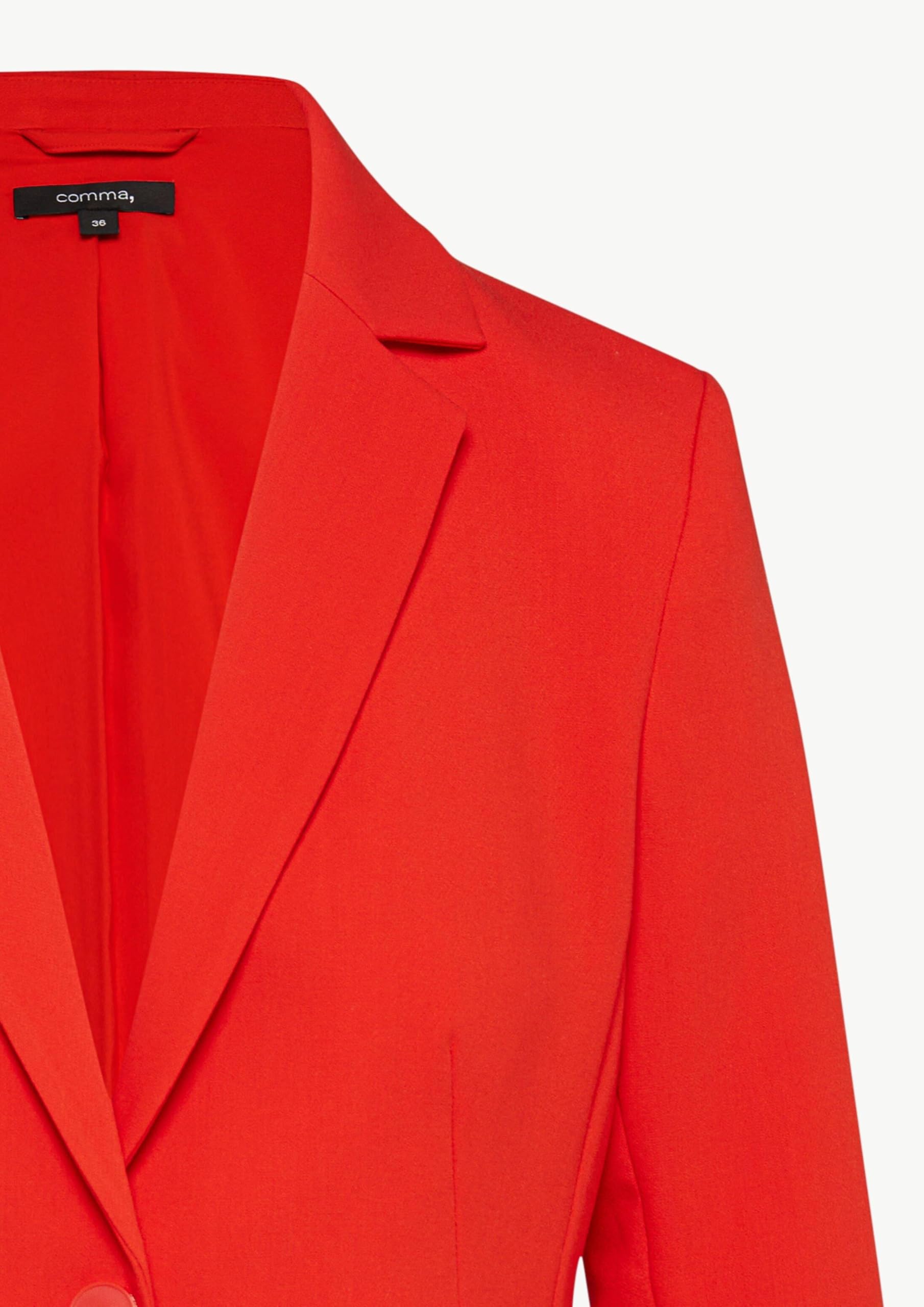 comma-taillierter-blazer-mit-pattentaschen-blazer-gr-36 image 6