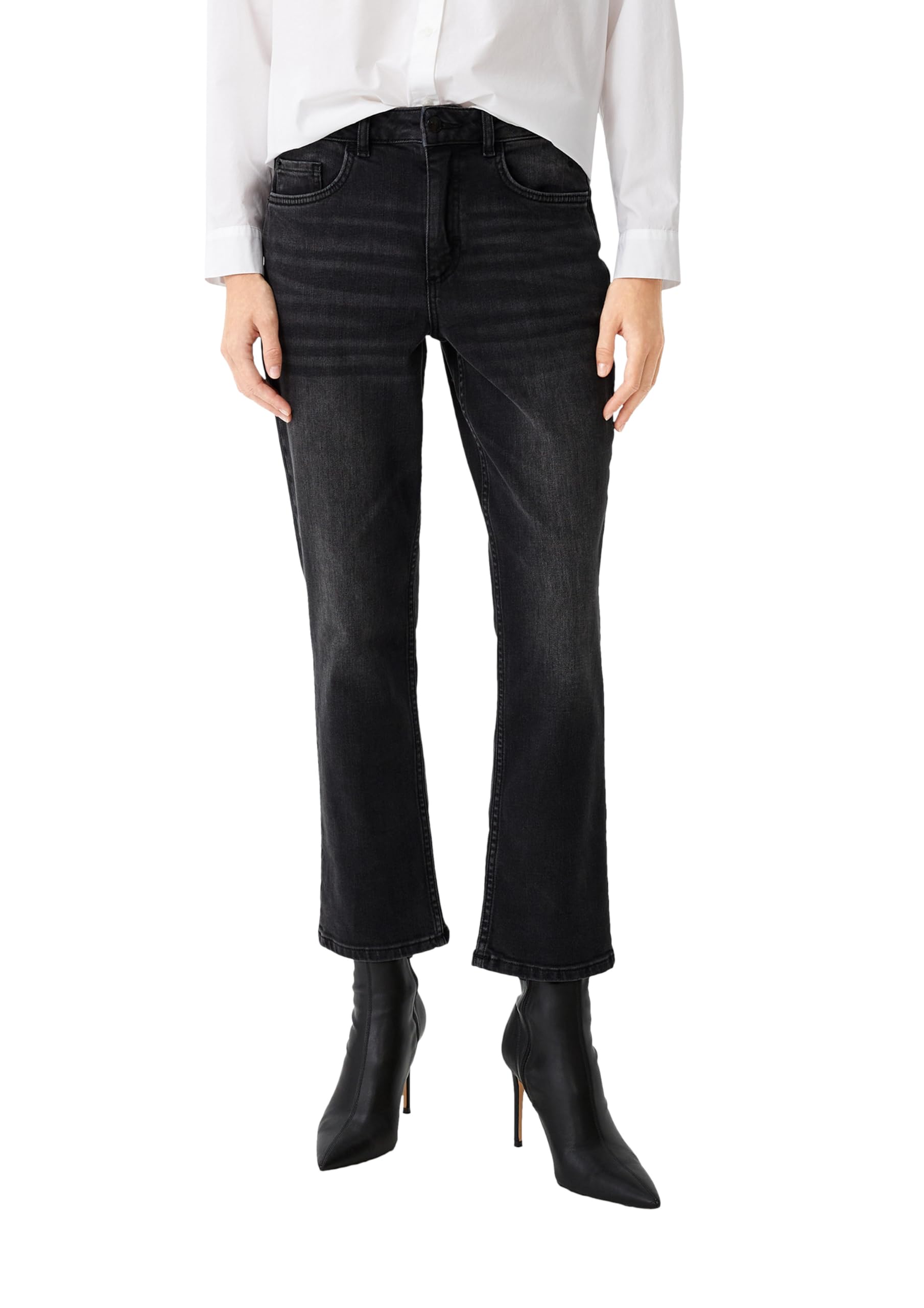 comma-jeans-regular-fit-straight-leg-jeans-dunkelgrau-42 image 1