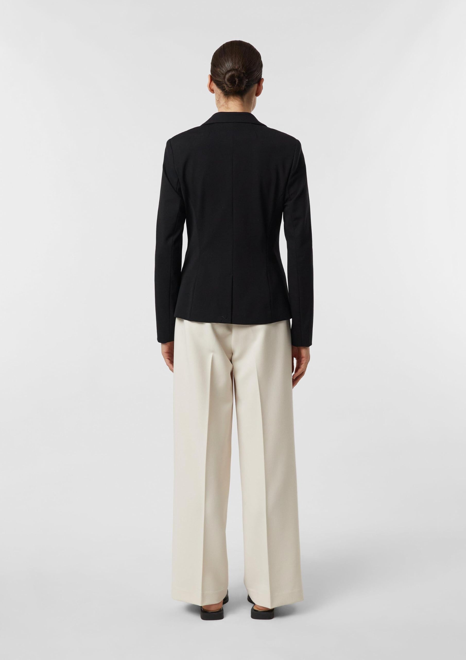 comma-blazer-tailliert-jersey-navy-business image 8