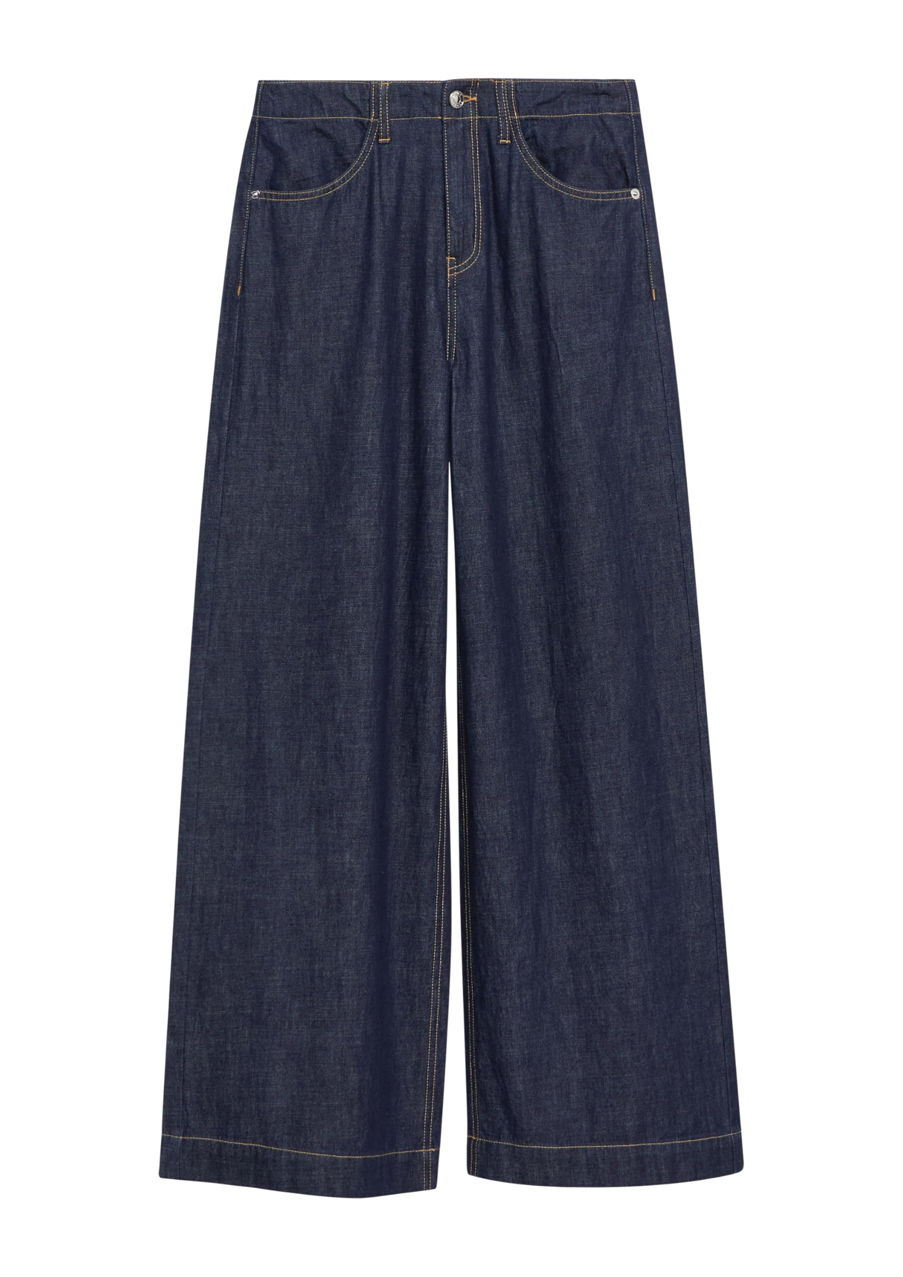 comma-jeans-wide-leg-damen-high-rise-heller-denim image 3