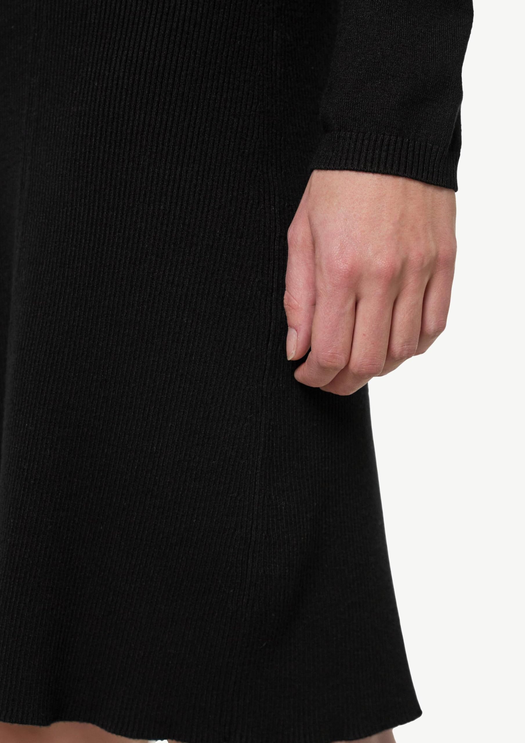 comma-rippstrickkleid-gr-38-schwarz-turtleneck-kurz image 5