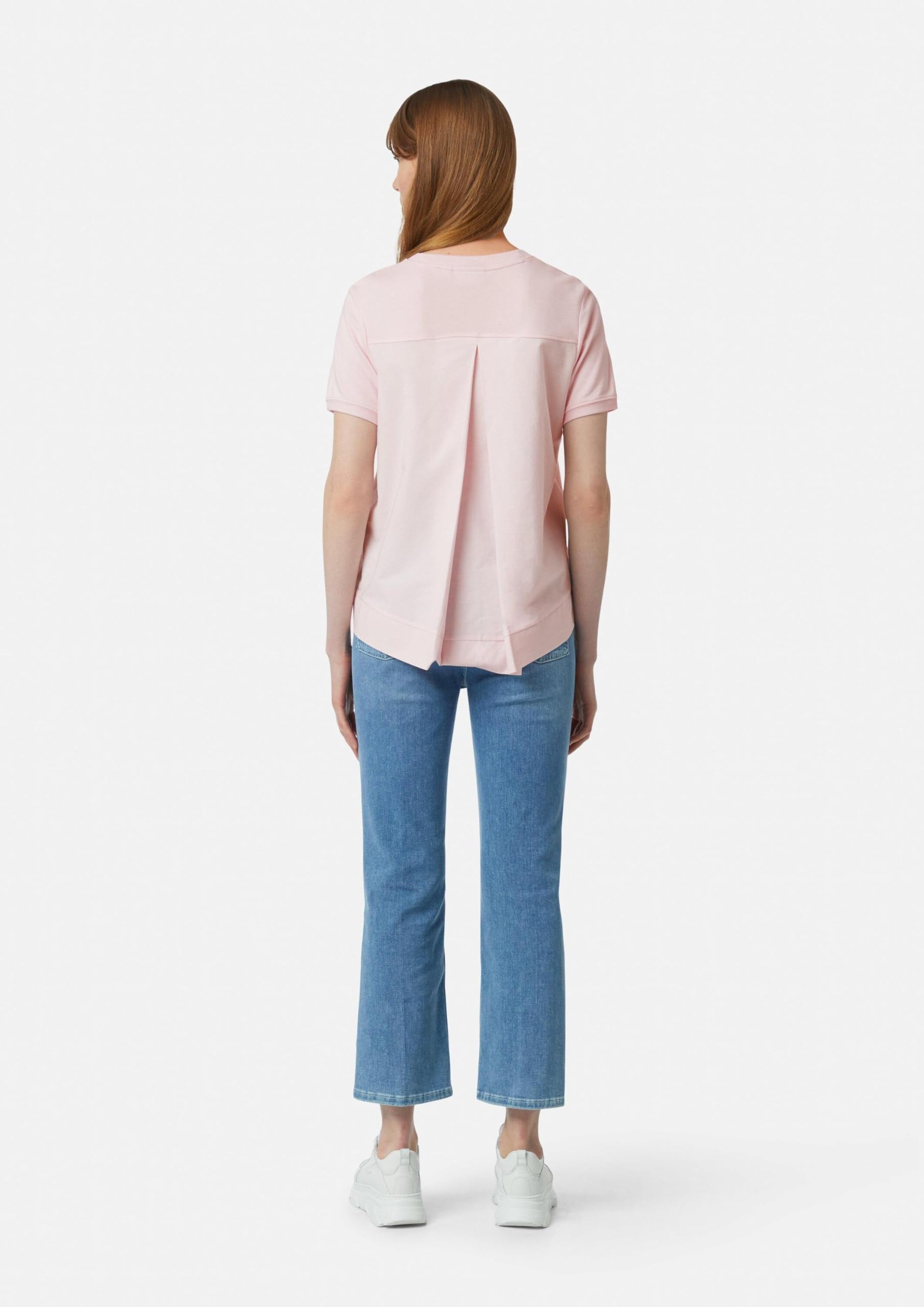 comma-blusenshirt-kurzarm-t-shirt-damen-wei-fabricmix image 8