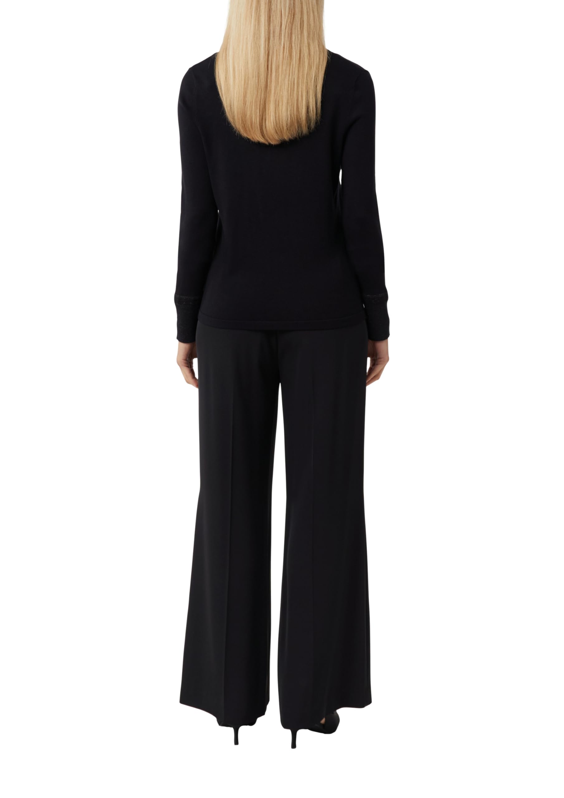 comma-feinstrickpullover-damen-petrol-glitzergarn image 2