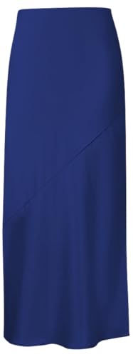 comma-skirts-satin-rock-damen-midi-gl-nzend image 2