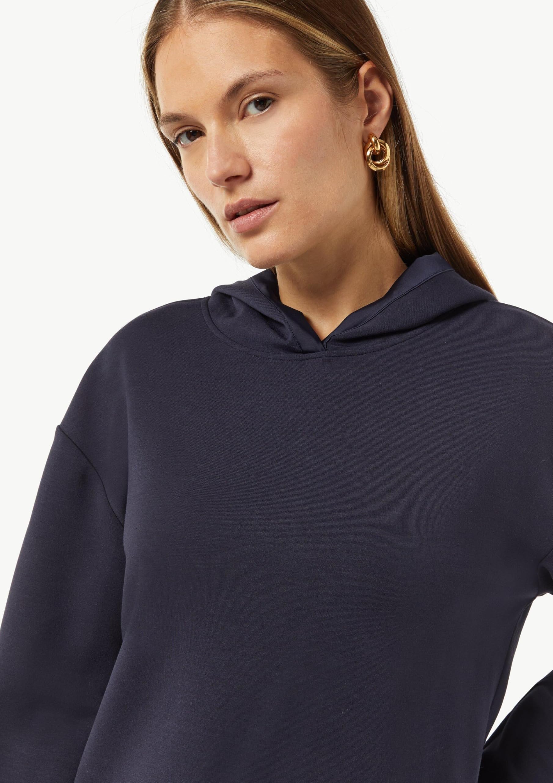 comma-2155082-sweatshirt-damen-mit-kapuze-blau-gr-40 image 4