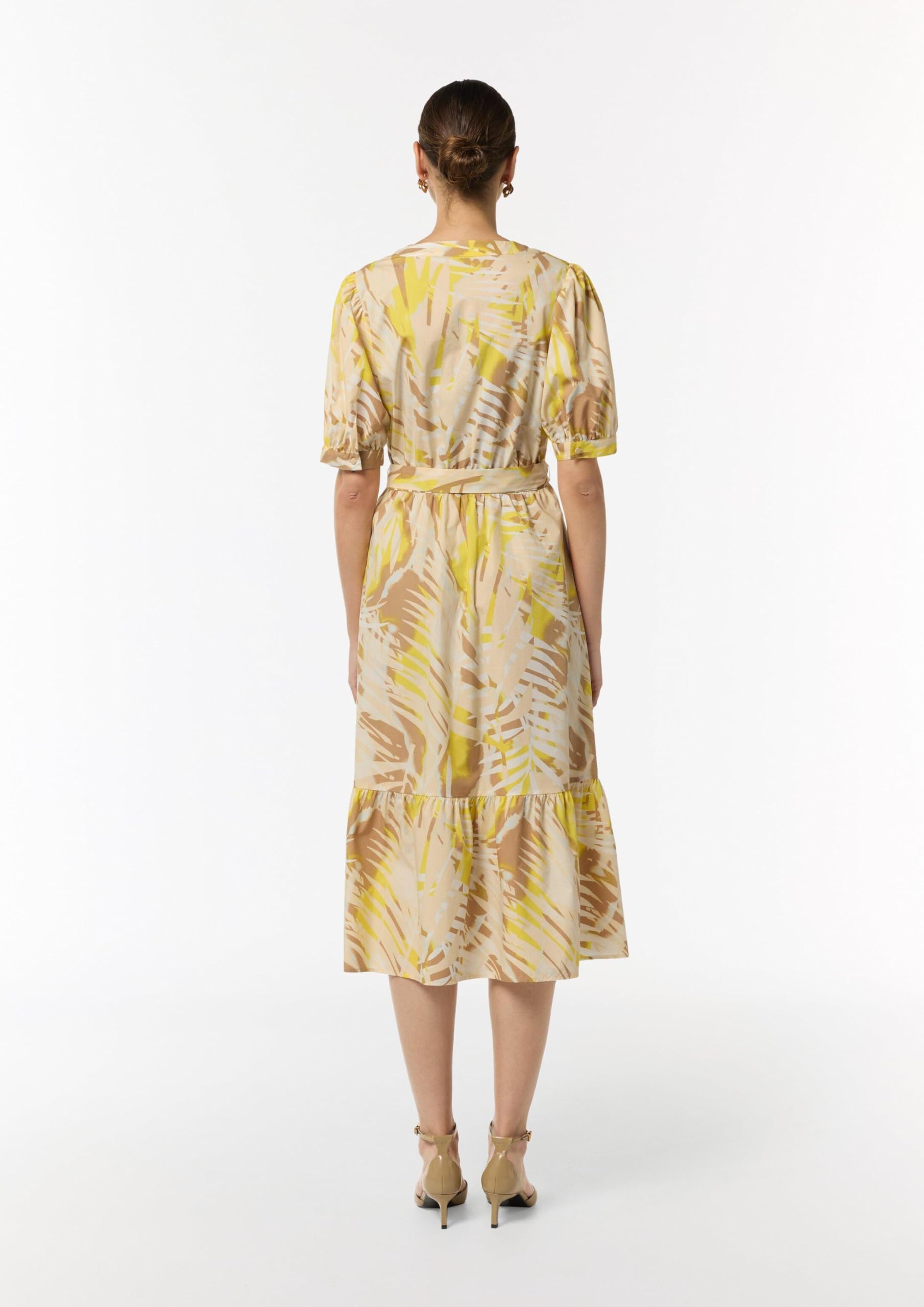comma-baumwoll-kleid-puff-rmel-maxi-gr-46 image 6