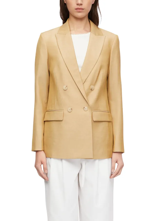 comma-damen-blazer-leinenmix-reverskragen-gr-e-34 image 1
