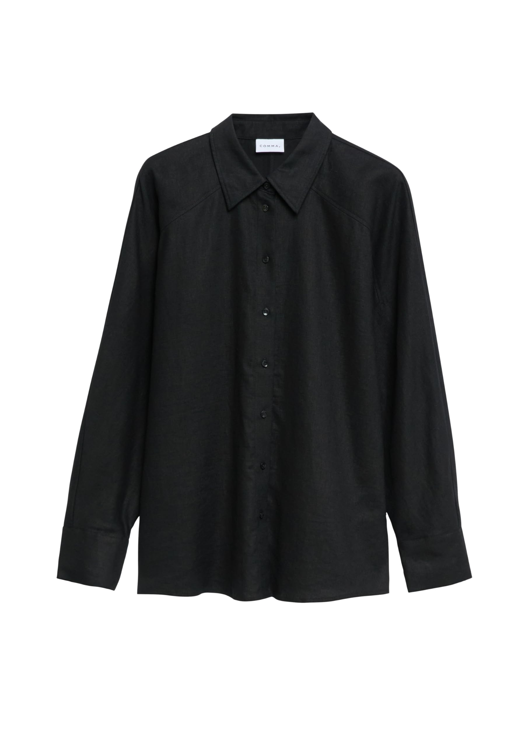 comma-bluse-leinenmix-relaxed-fit-schwarz-gr-42 image 4