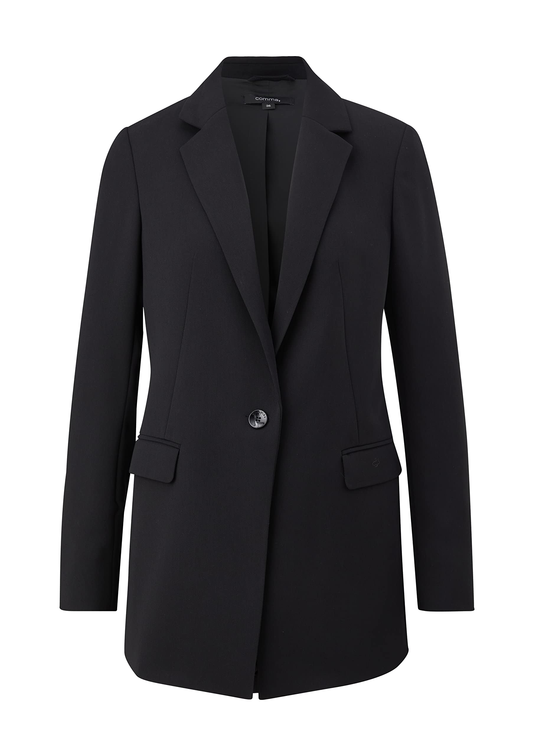 comma-blazers-l-ssiger-business-blazer-twill-damen image 2