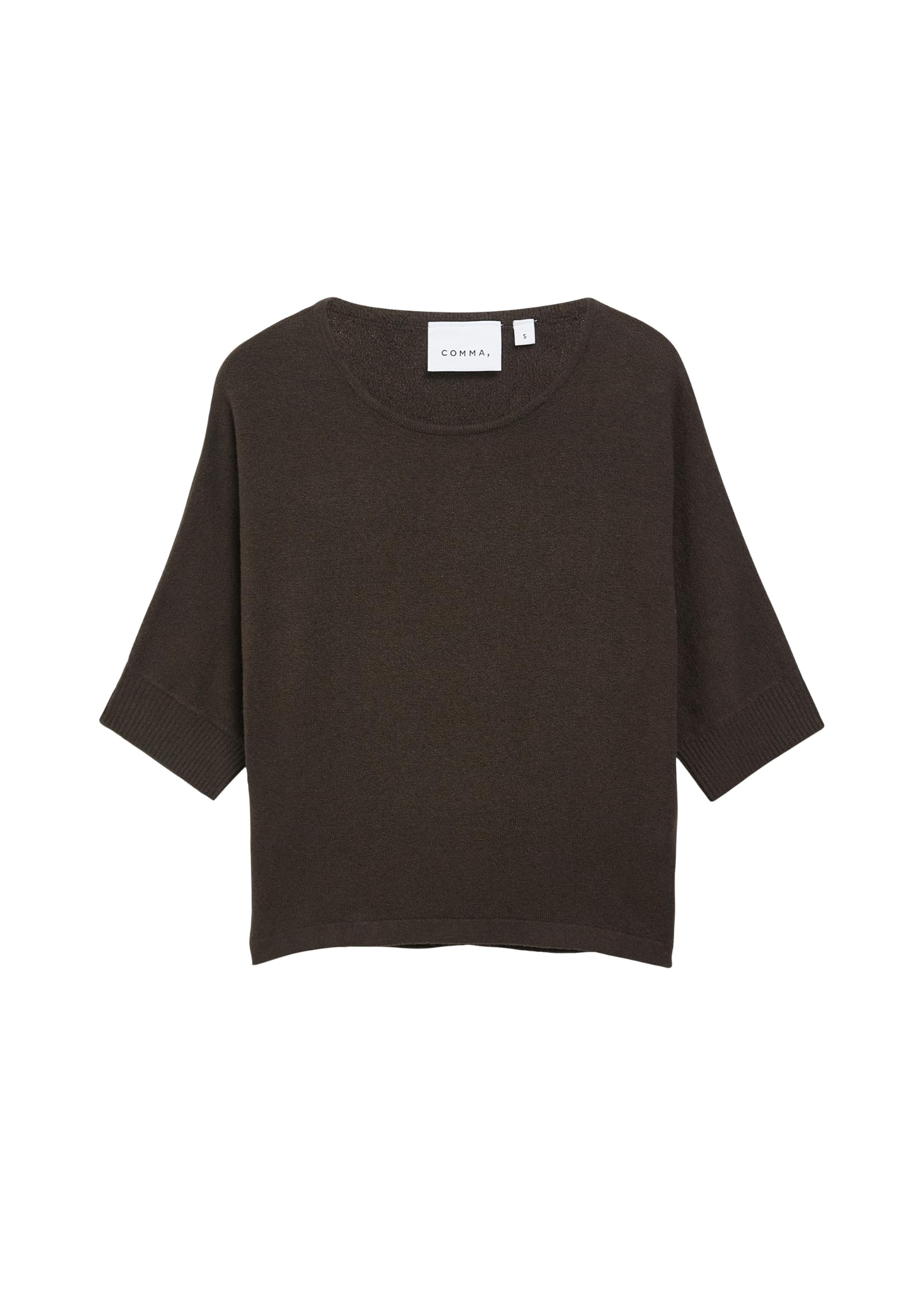 comma-strickpullover-damen-dunkelbraun-relaxed-fit-u-boot image 4