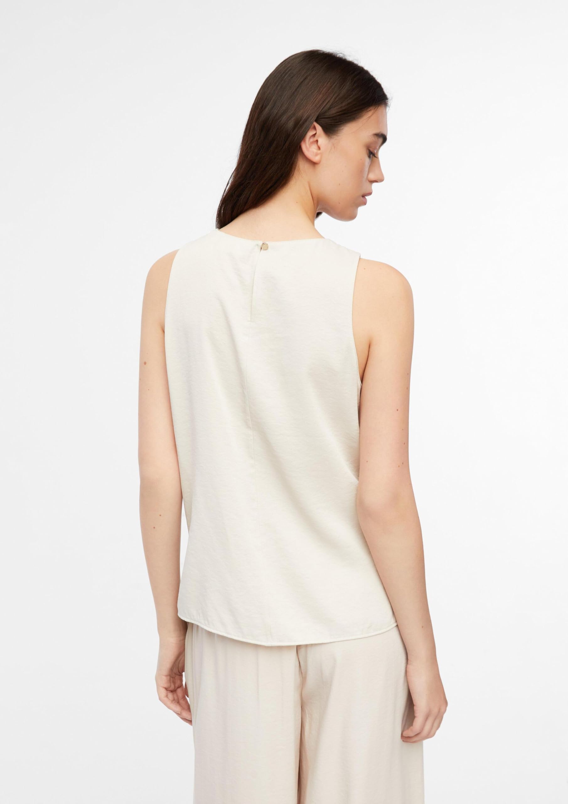 comma-blouses-damenbluse-rmellos-samt-satin-rundhals image 7