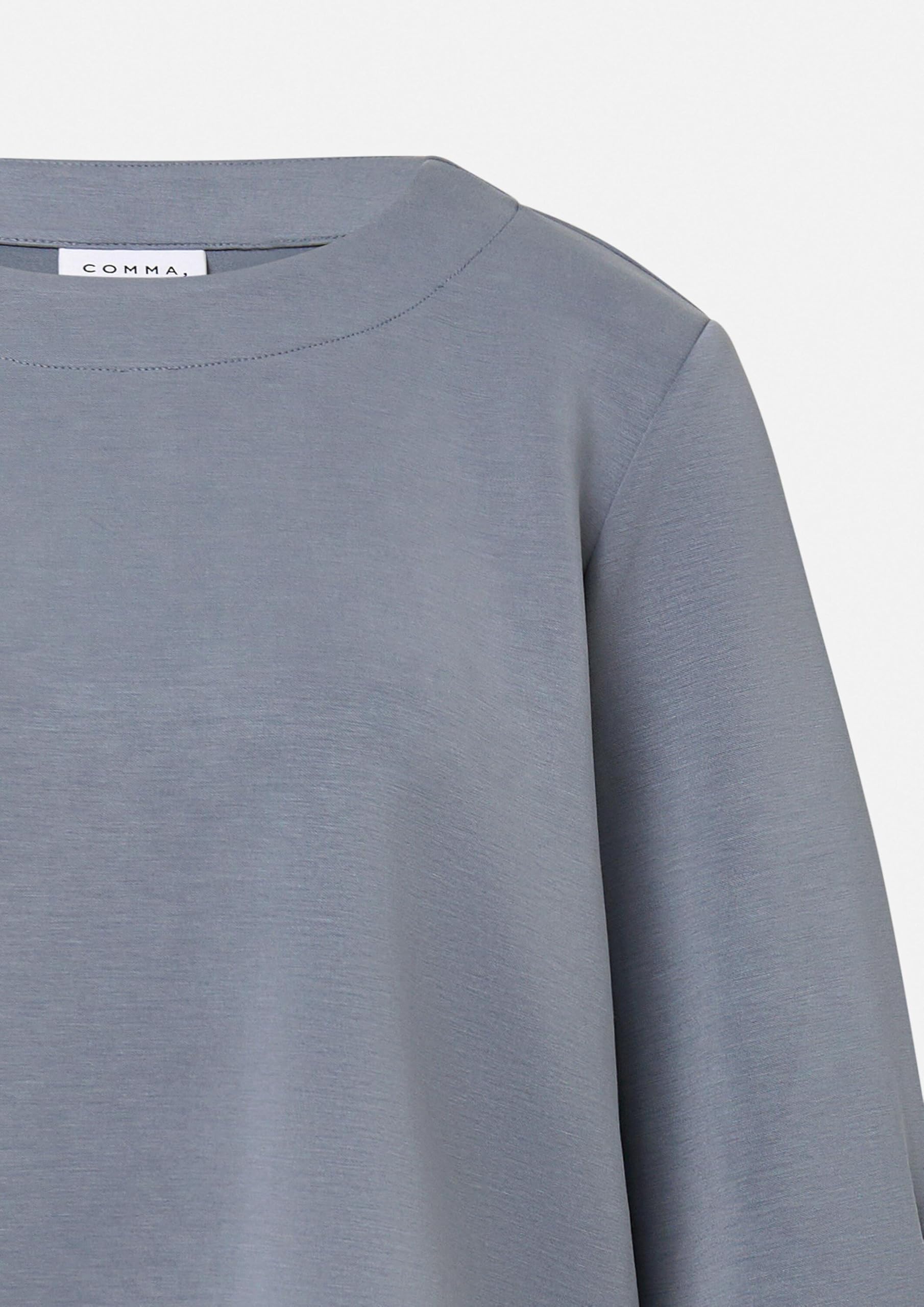 comma-sweatshirt-3-4-rmel-damen-schiefergrau-gr-42-weich image 5