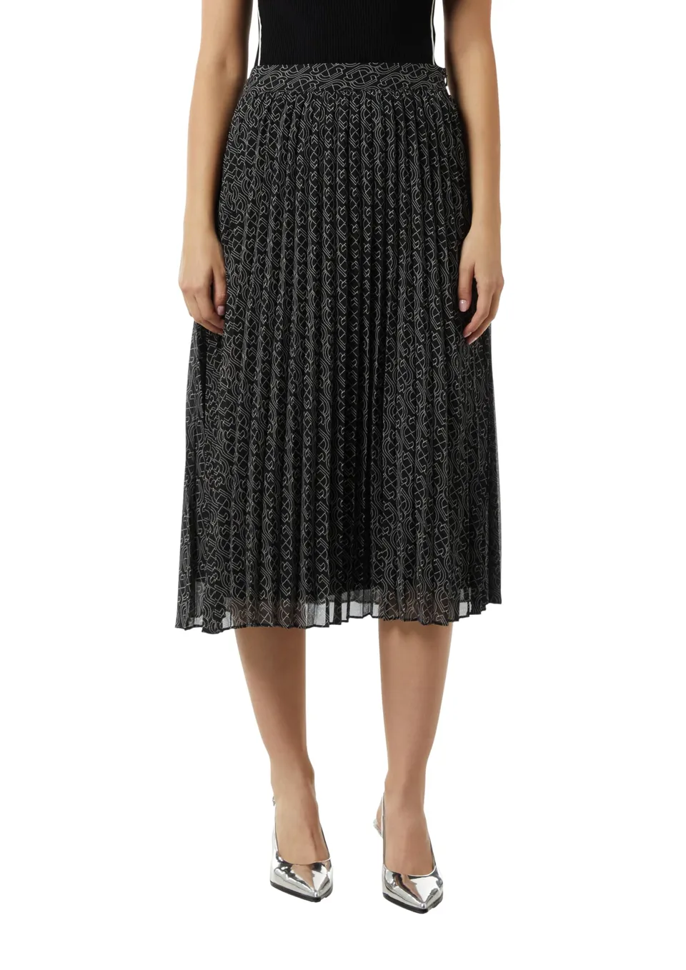 comma-skirts-plisseerock-2155806-gr-38-schwarz image 1