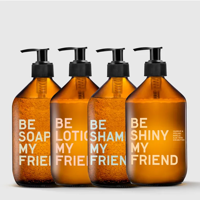be-my-friend-starter-set-k-rper-haare-large-4x500ml image 1