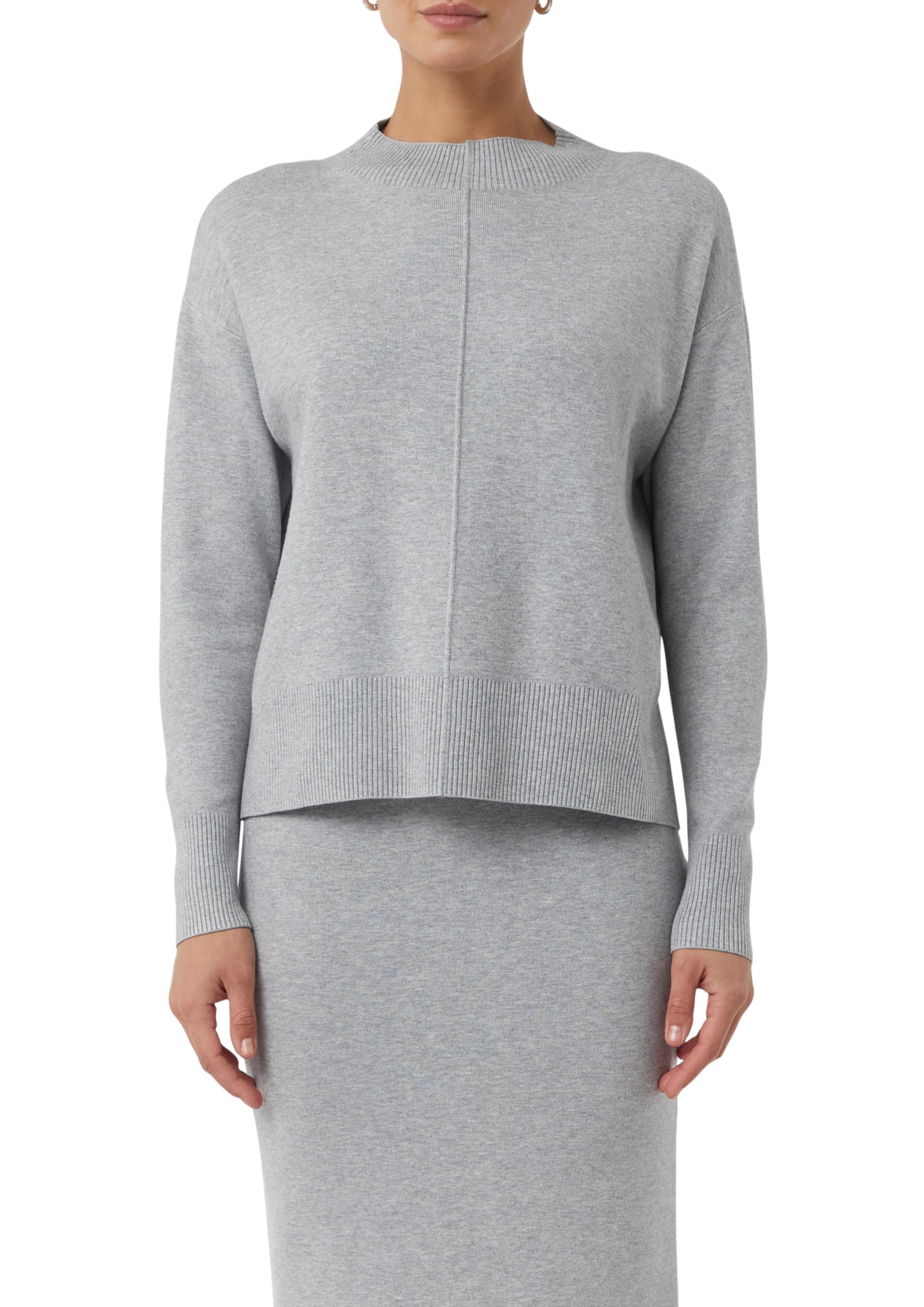 comma-feinstrickpullover-viskosemix-gr-40-stehkragen image 1