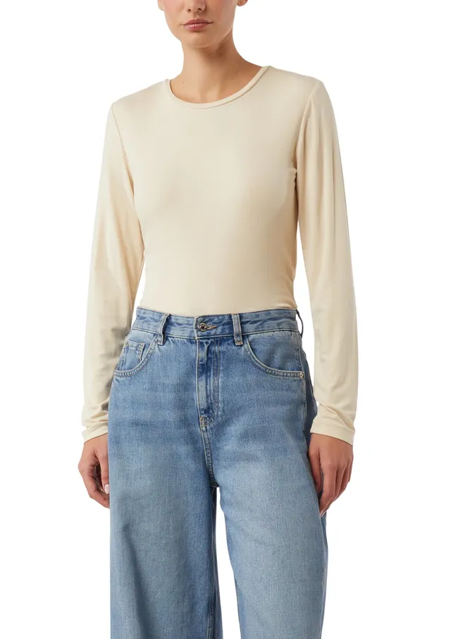 comma-2175484-longsleeve-logo-stickerei-olivgr-n-gr-42 image 1