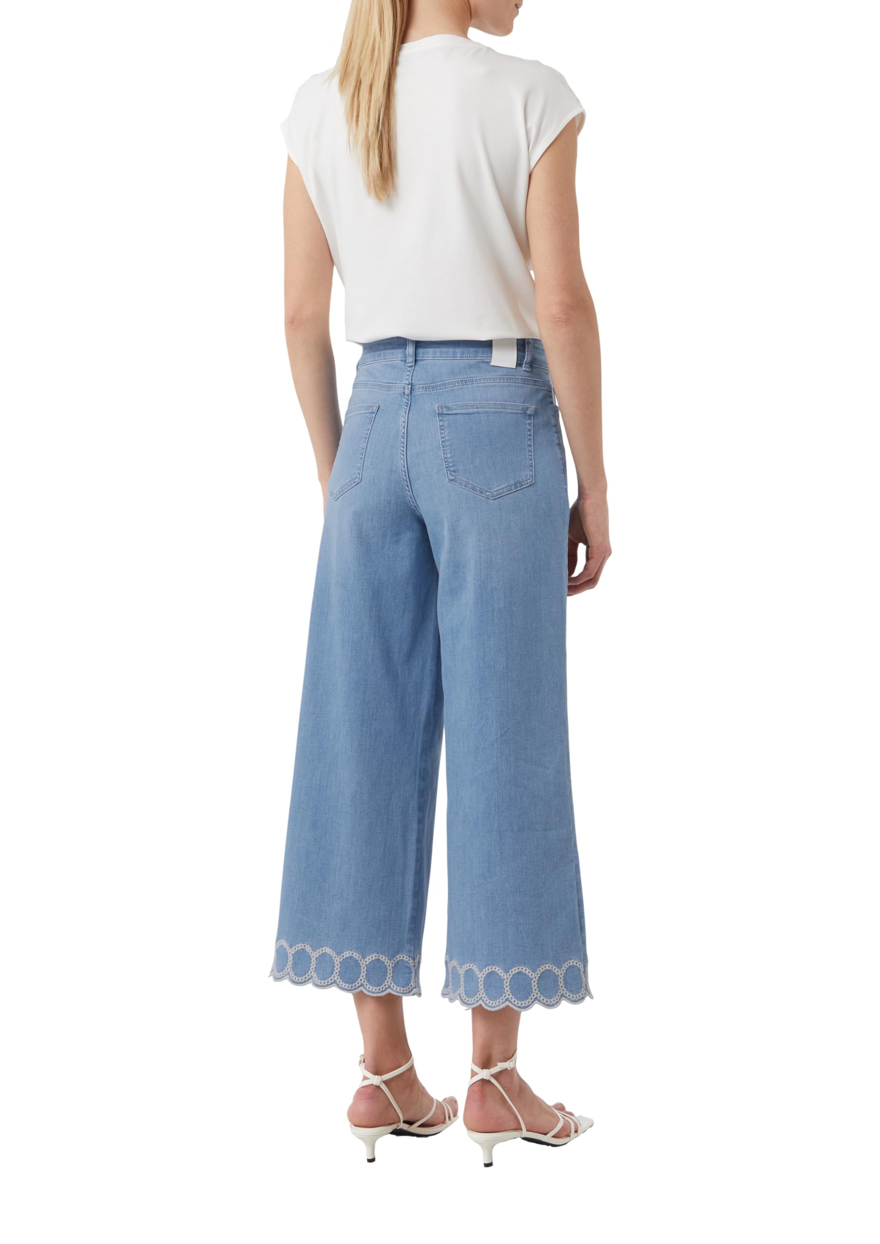 comma-jeans-culotte-loose-fit-stickerei-am-saum image 2