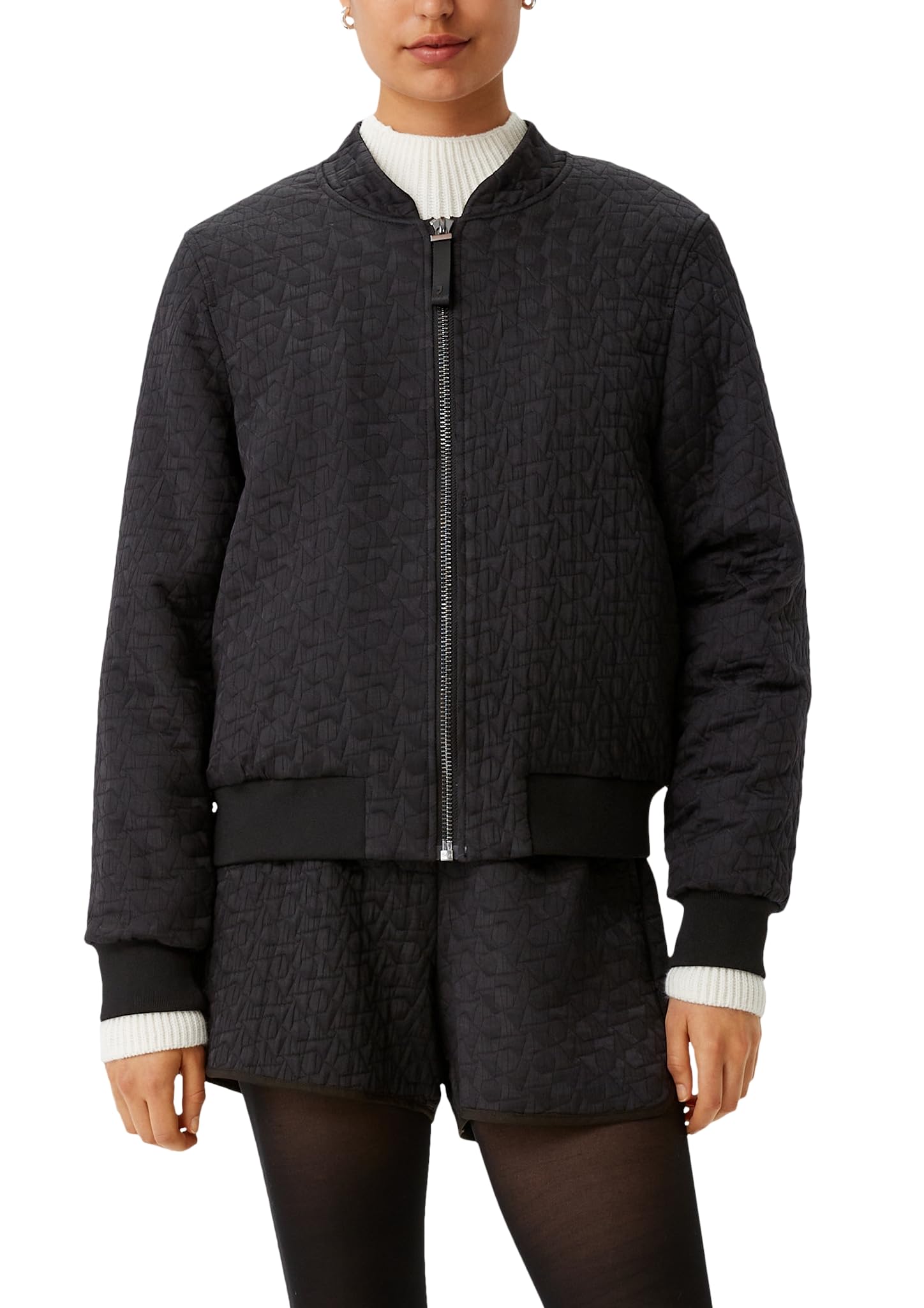comma-blazer-webware-jacke-gemustert-damen-gr-36 image 1