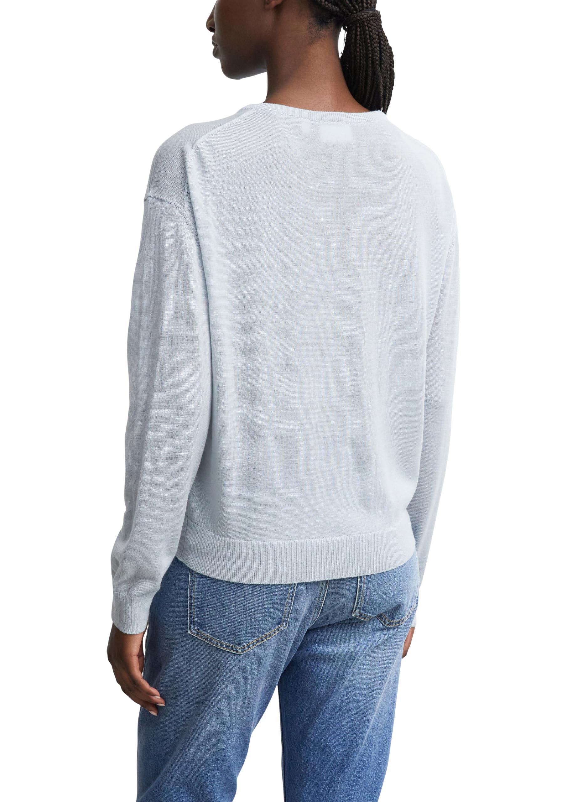comma-strickpullover-v-ausschnitt-regular-fit-hellgrau-gr-36 image 2