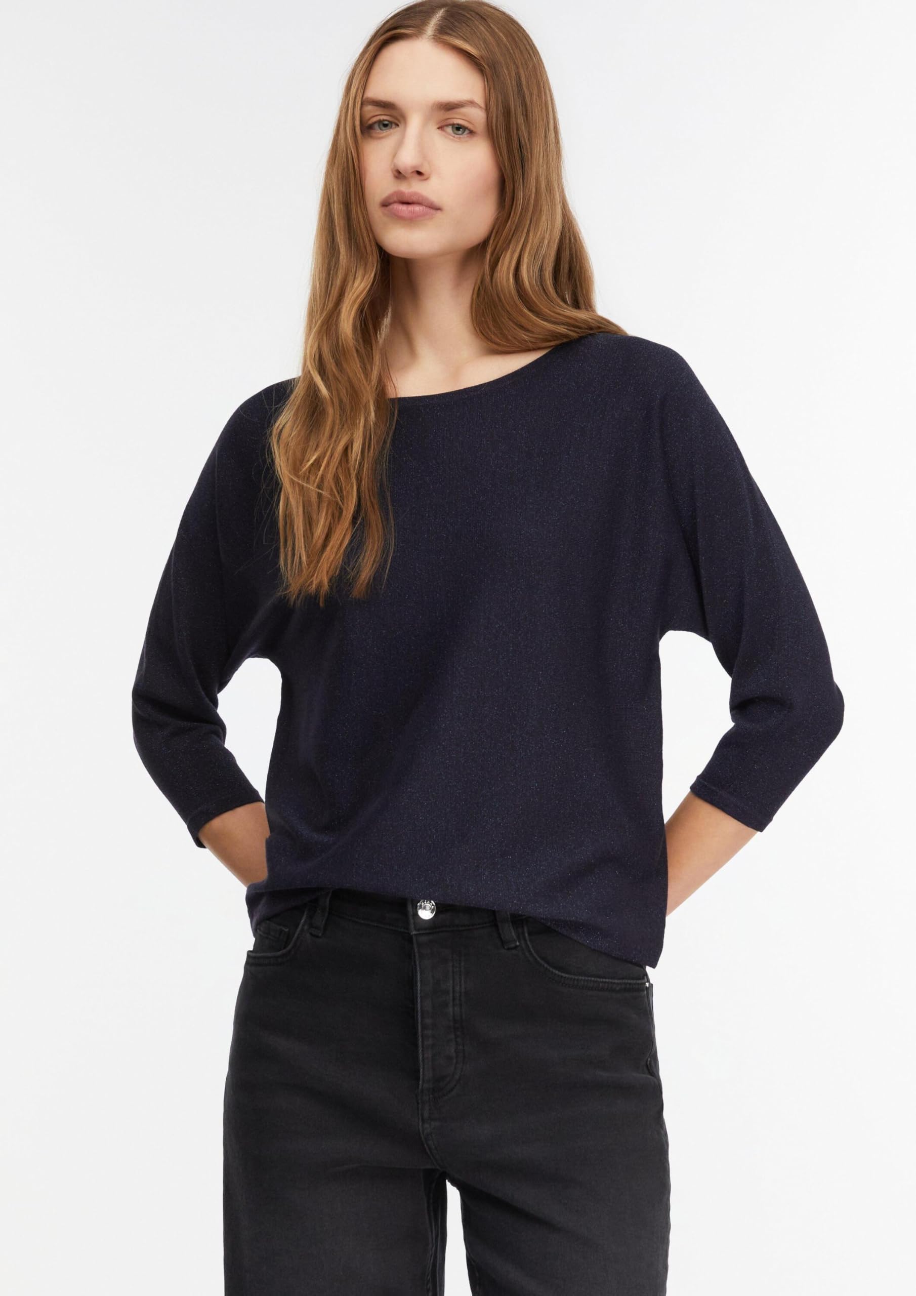 comma-feinstrick-pullover-glitzergarn-pullover-gr-36 image 6