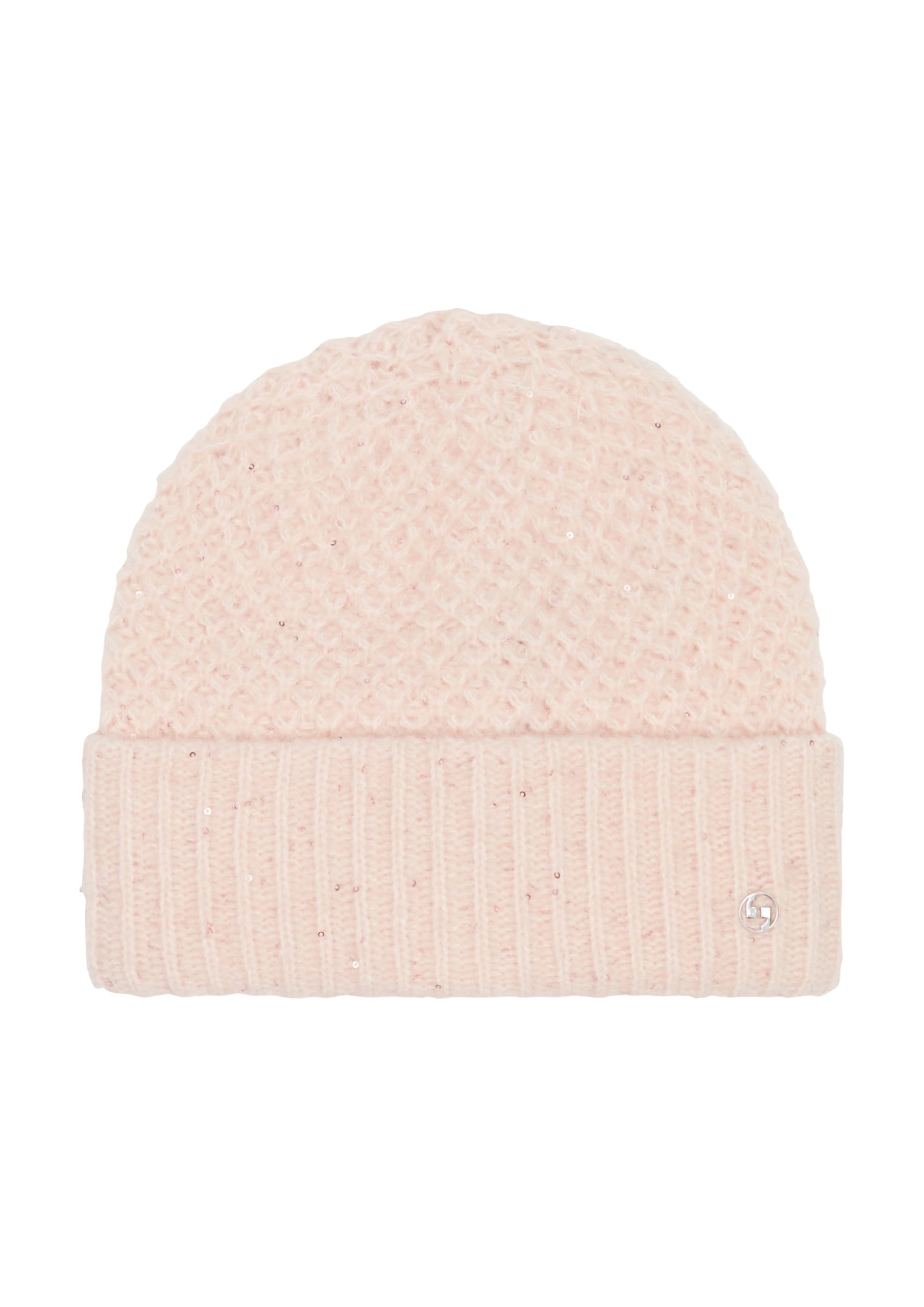comma-2158685-strickm-tze-pailletten-damen-m-tze-rosa image 1