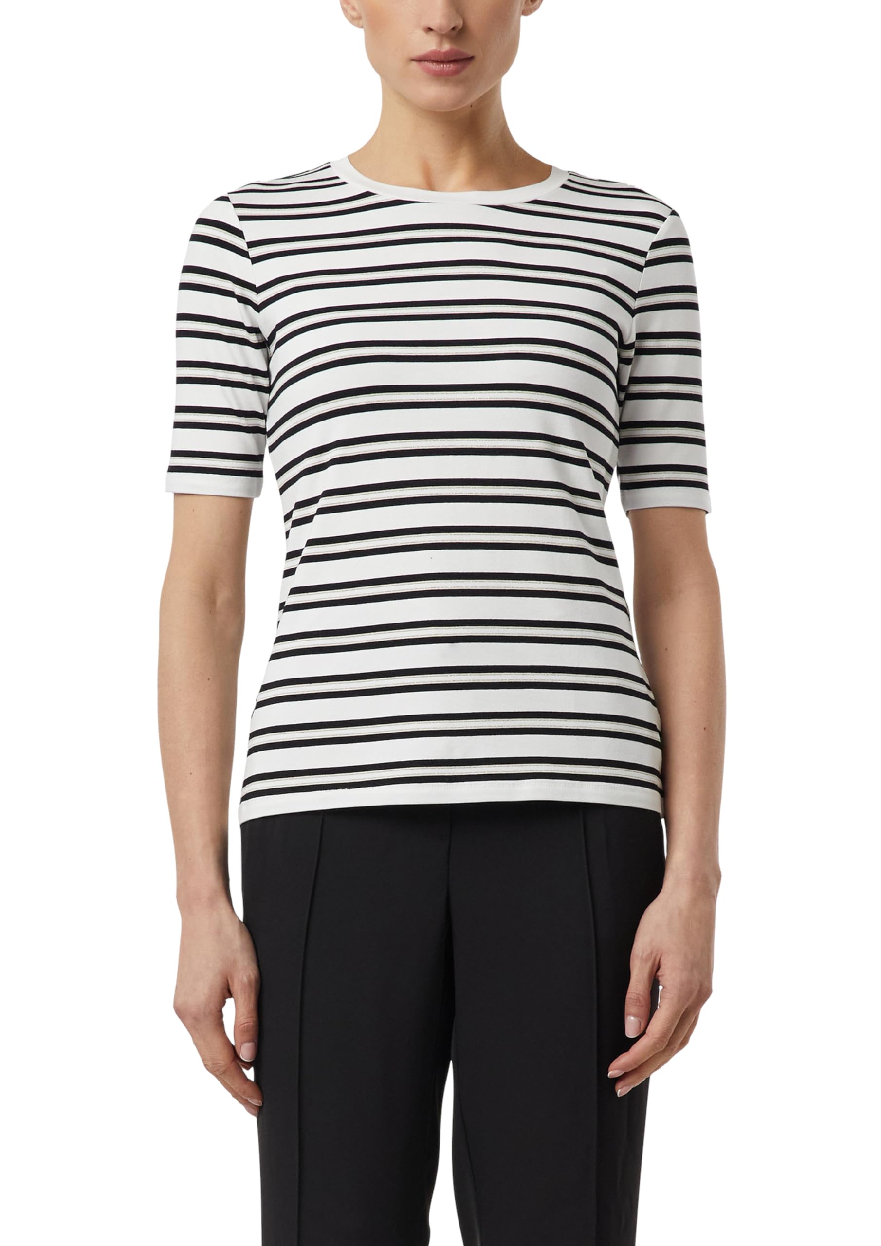 comma-t-shirt-damen-slim-fit-streifen-3-4-arm image 1