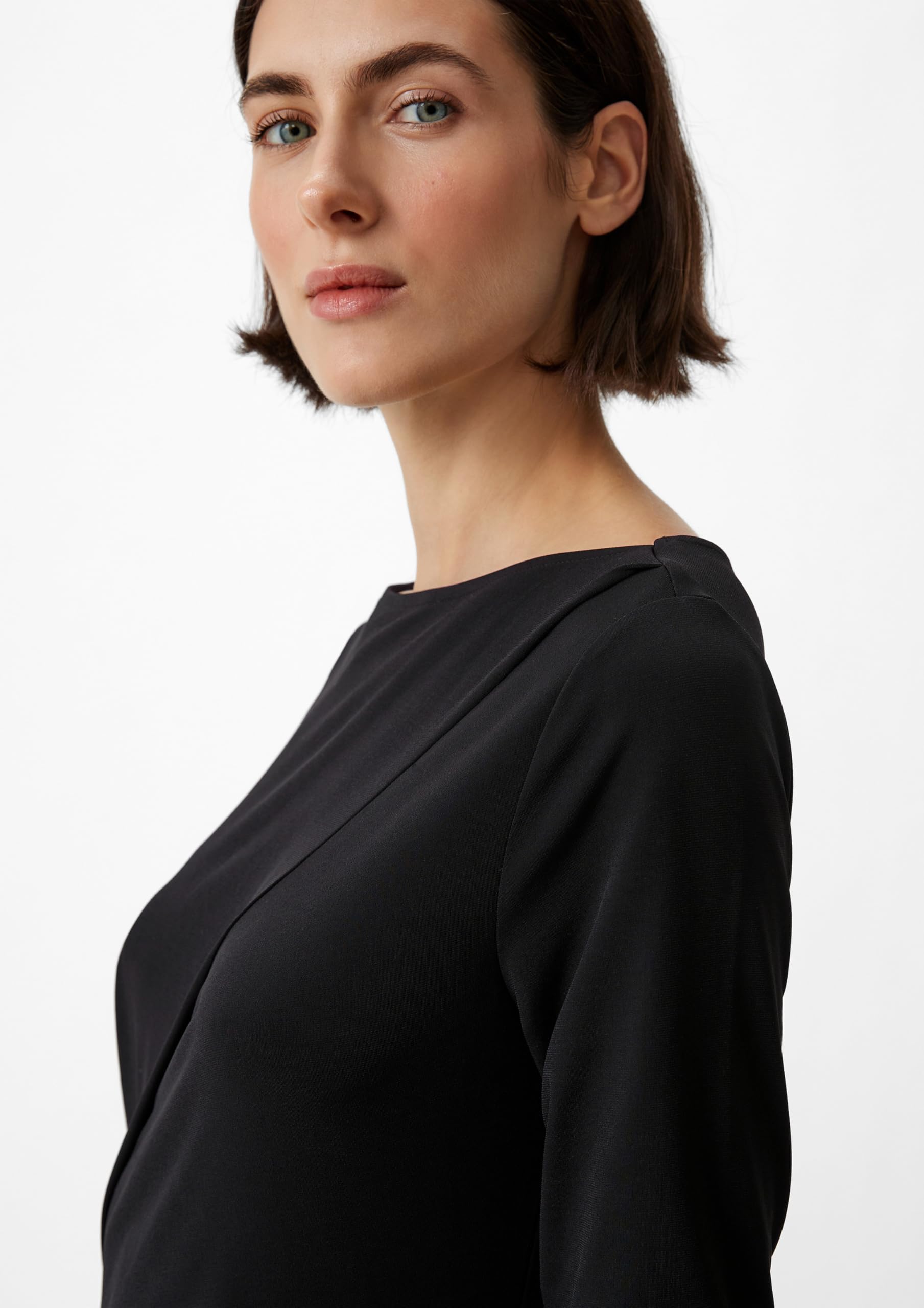 comma-jerseykleid-raffung-schwarz-gr-38 image 5