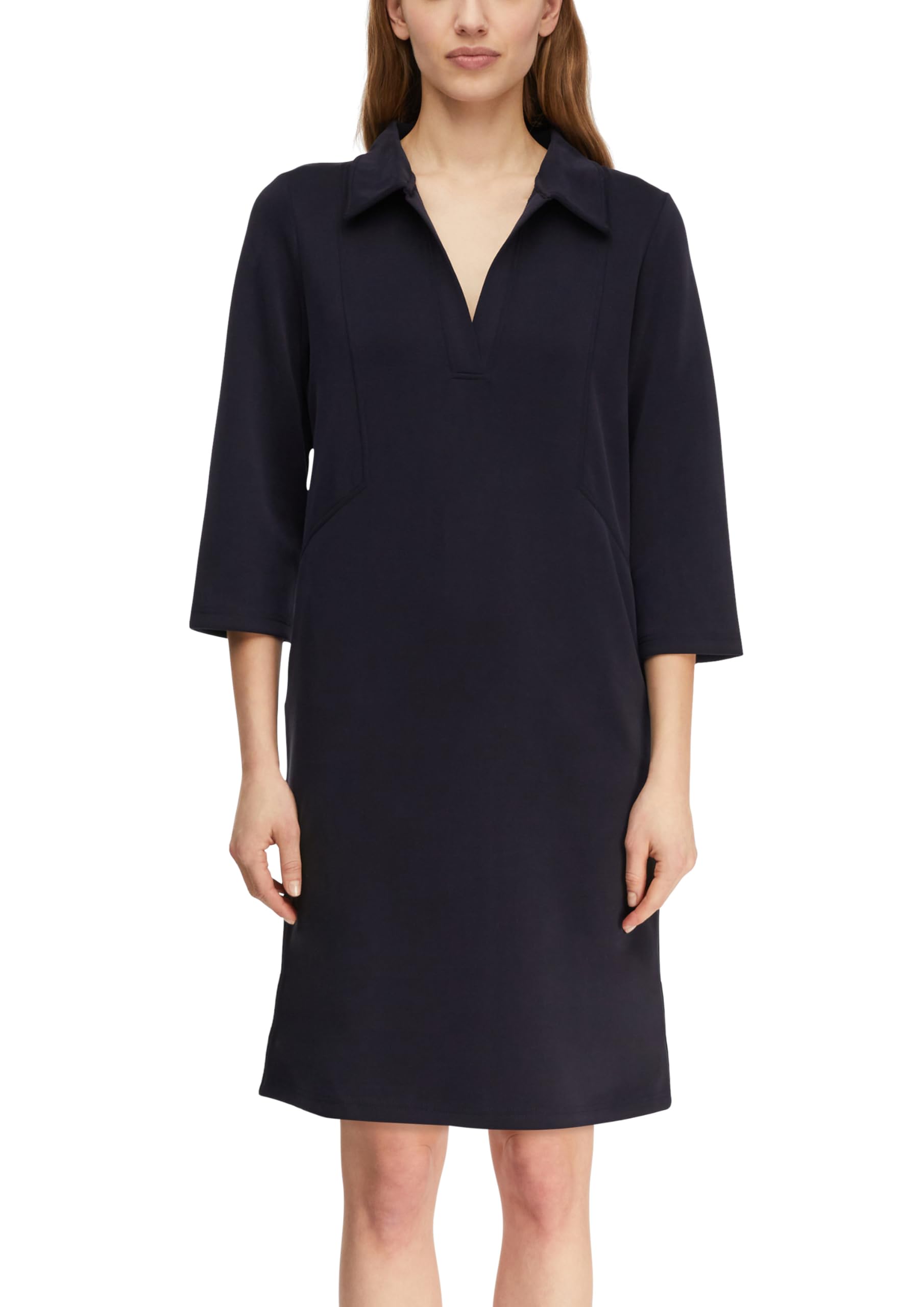 comma-dresses-minikleid-polokragen-jersey-3-4-rmel-gr-34 image 1