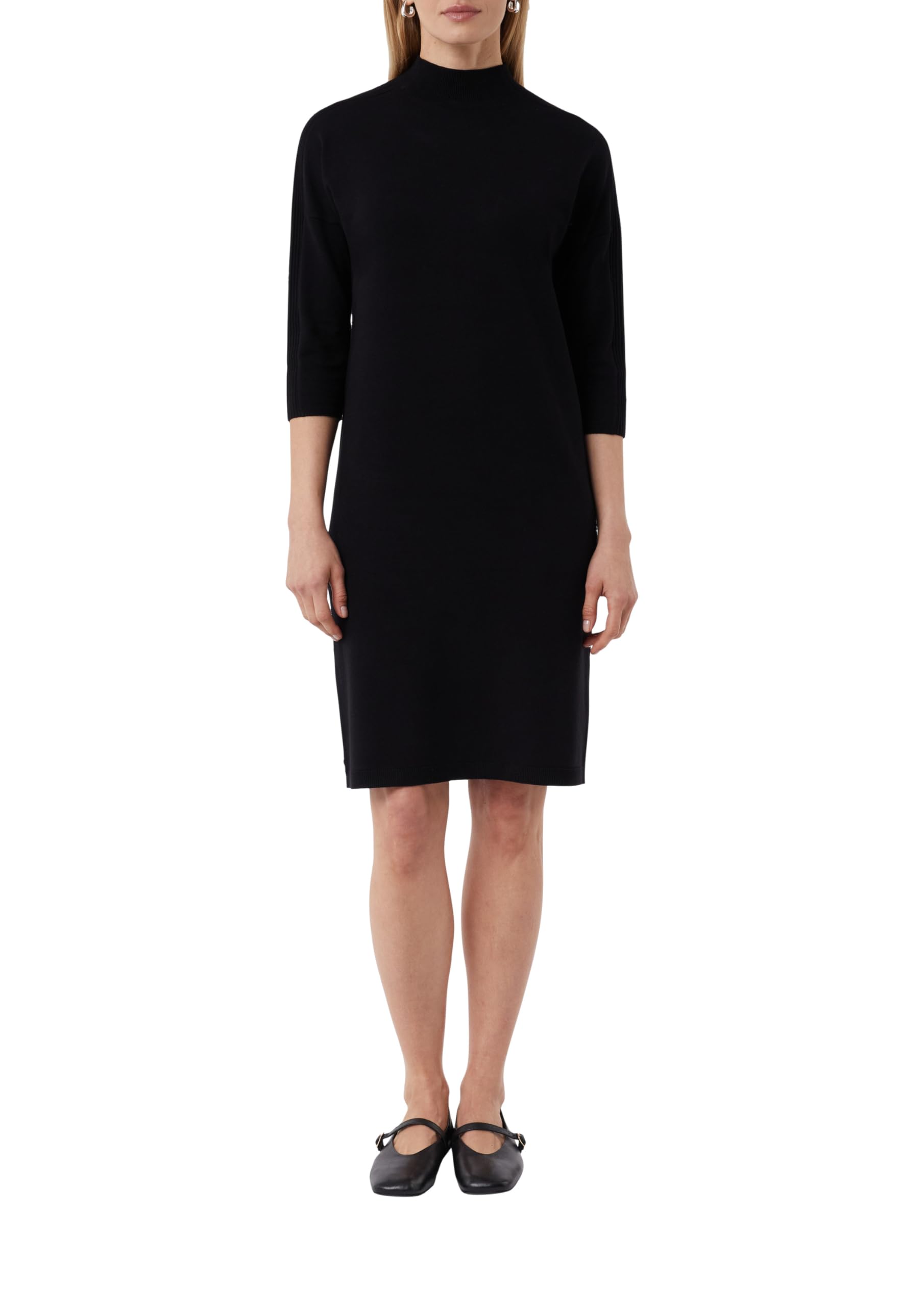comma-dresses-kleid-2169571-midi-46-grau-meliert image 8