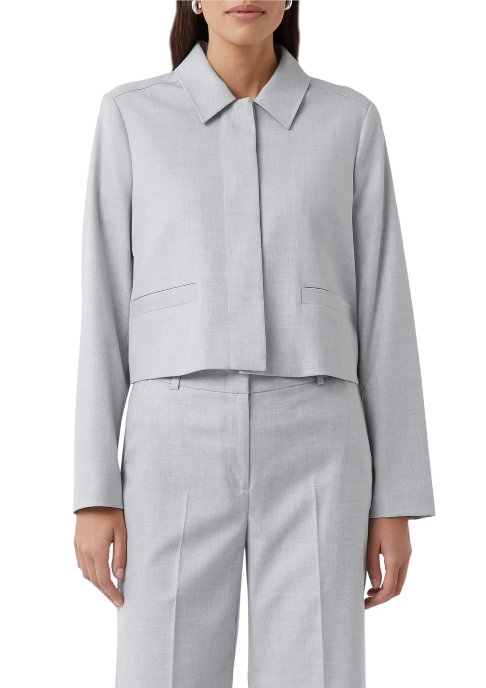 comma-jackets-kurze-jacke-mit-hemdkragen-gr-e-36 image 1
