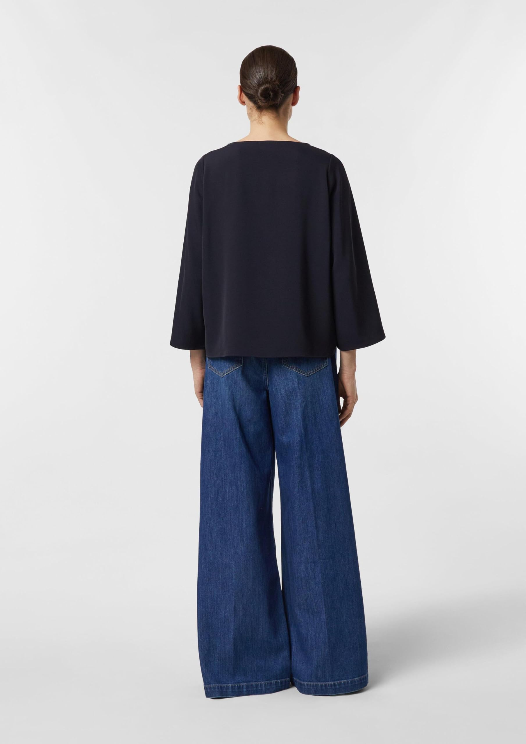 comma-blouses-bluse-weiter-rmel-schwarz-gr-38 image 7