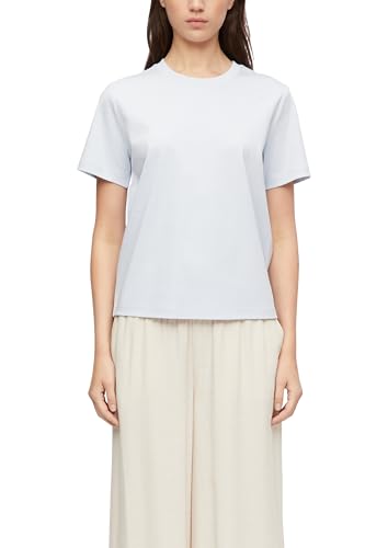 comma-basic-t-shirt-damen-top-baumwolle-uni image 8