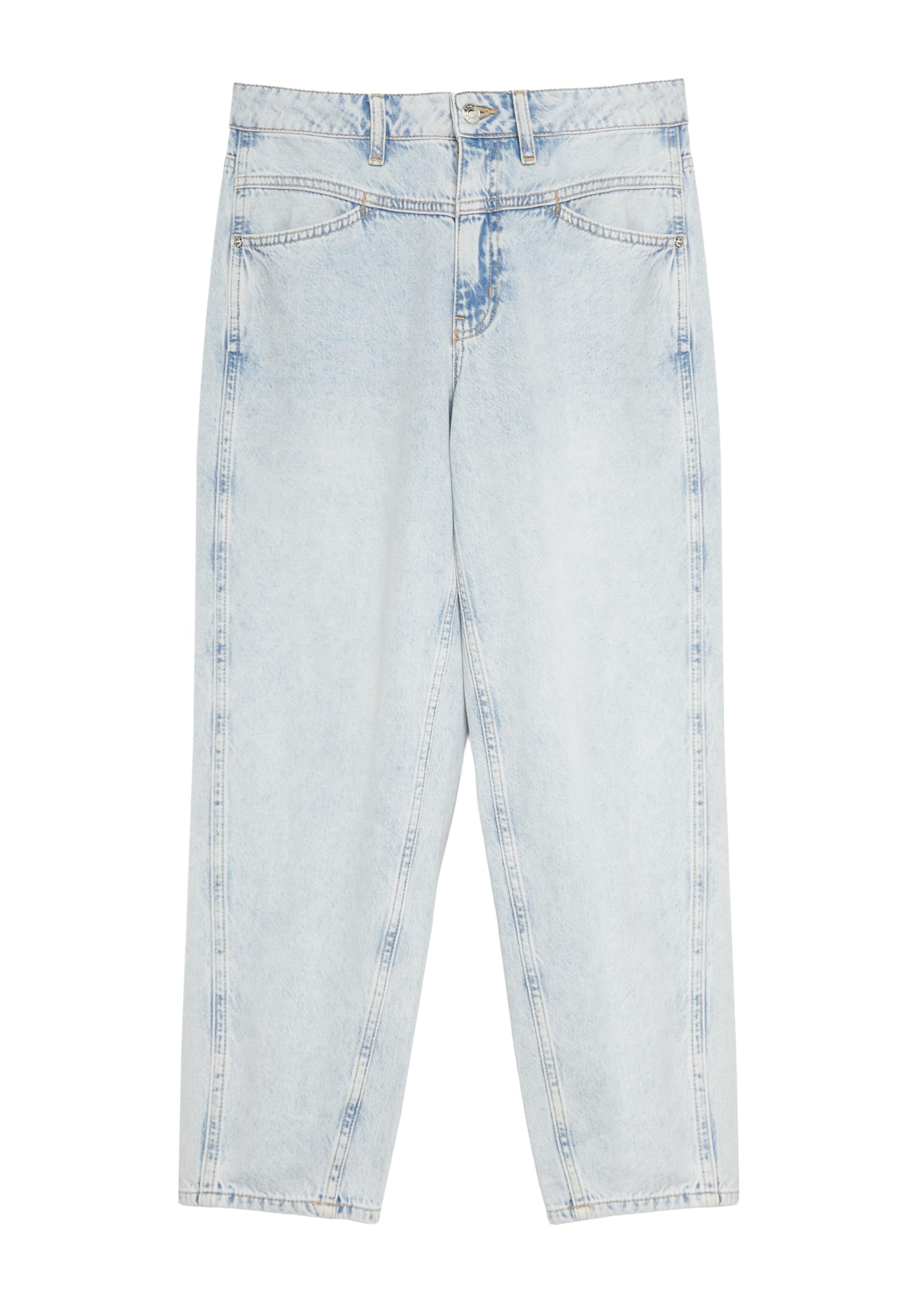 comma-barrel-leg-jeans-hose-gr-42-mid-rise-waschung image 3