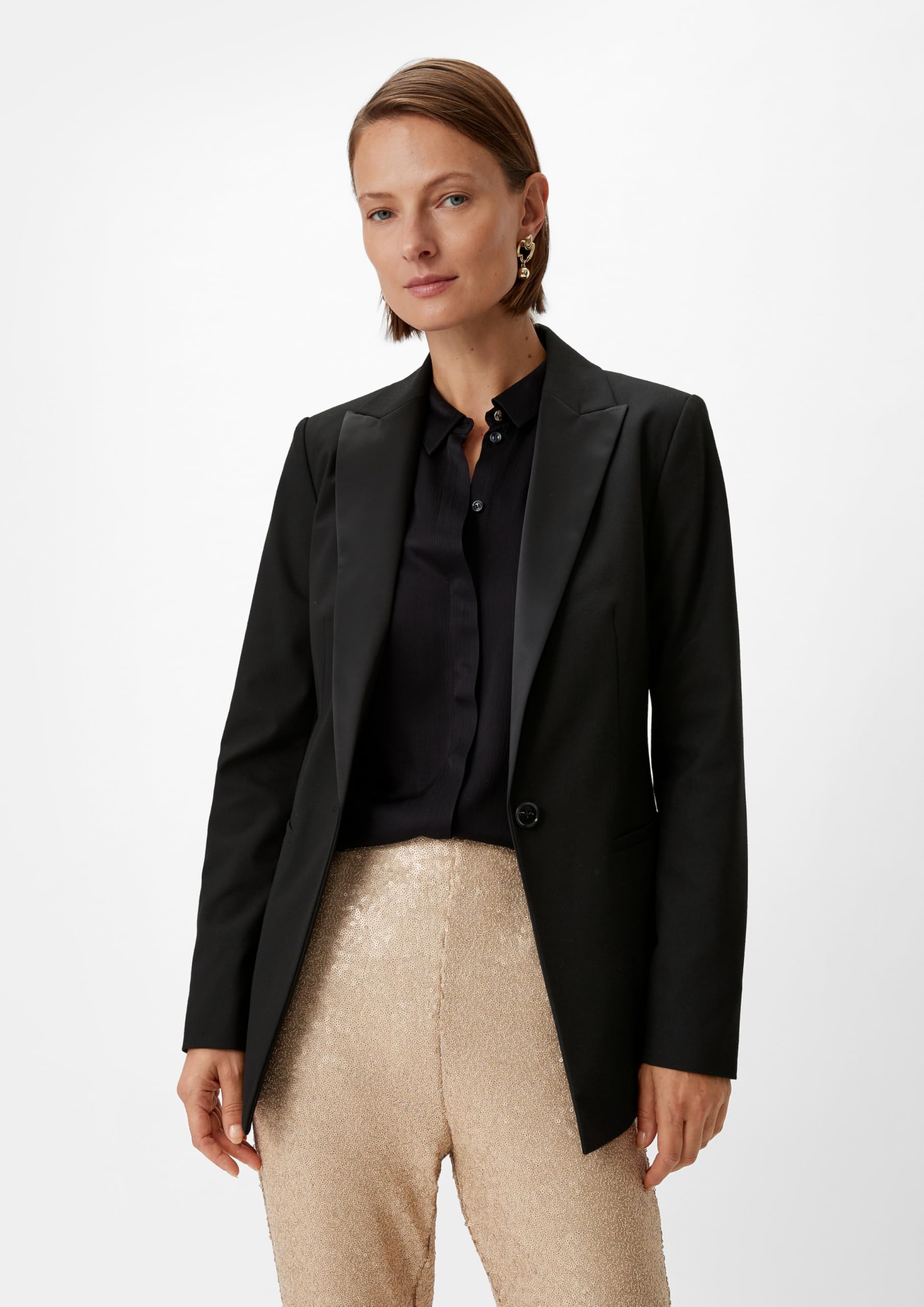 comma-taillierter-blazer-jersey-gr-e-34 image 5