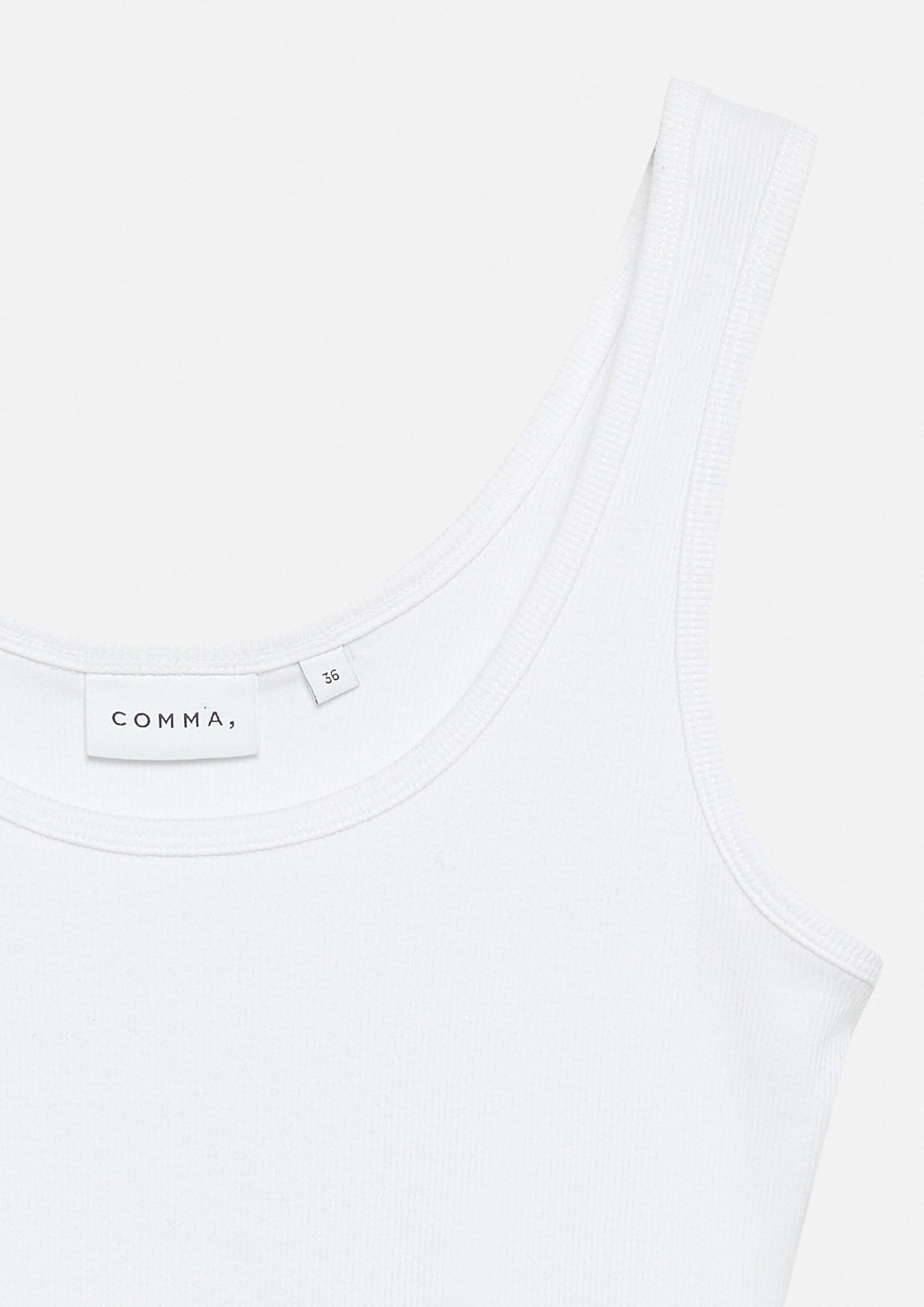 comma-tops-ripp-t-shirt-slim-fit-rundhals-gr-42 image 5