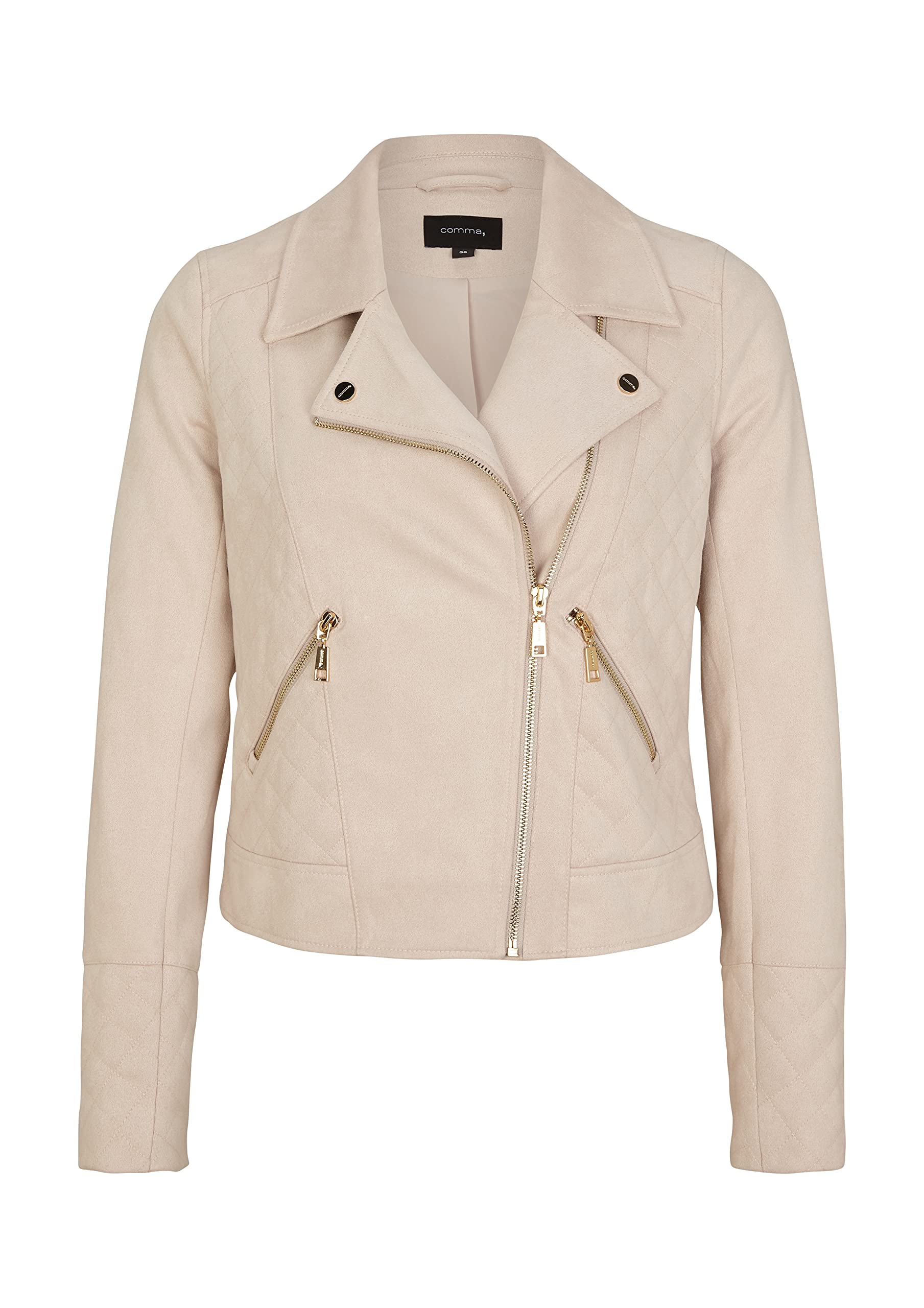 comma-jackets-damen-jacke-veloursleder-sand image 2