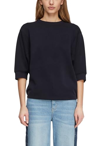 comma-sweatshirt-damen-langarm-baumwolle-uni image 8