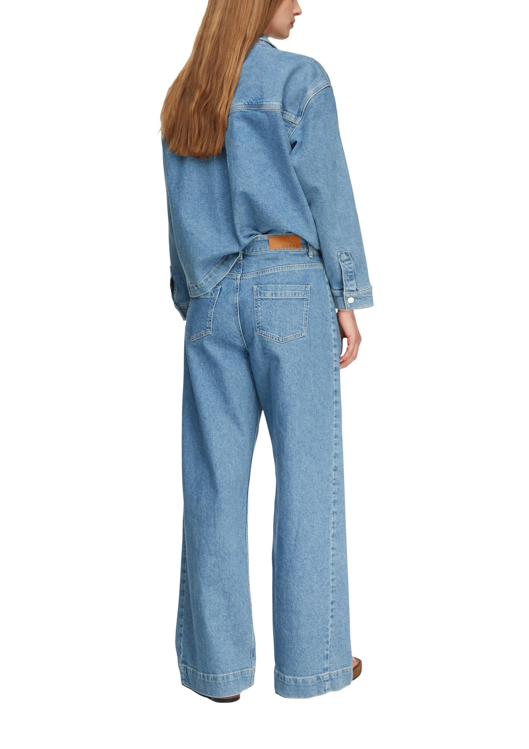 comma-wide-leg-jeans-denim-5-pocket-gr-34 image 2