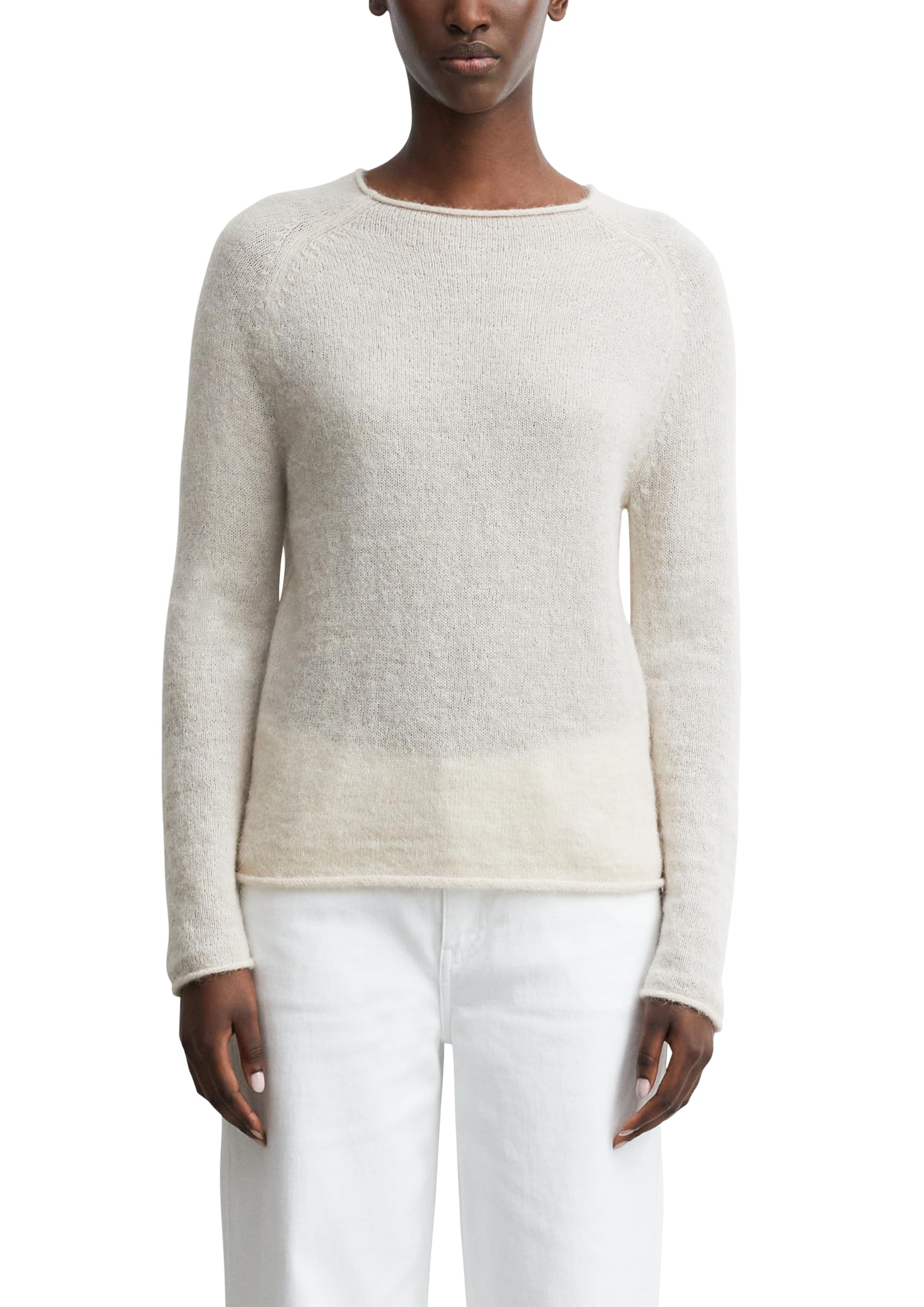 comma-damen-strickpullover-alpaka-stehkragen-gr-48-beige image 8