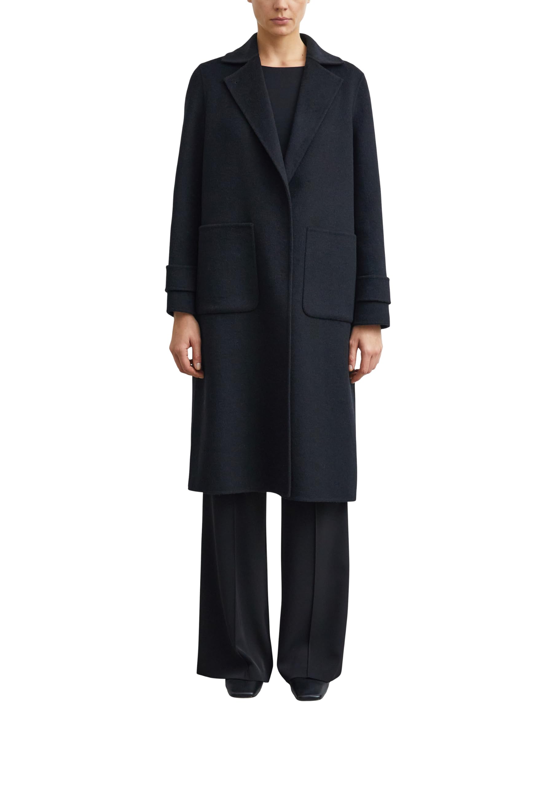 comma-doubleface-mantel-damen-midi-gr-l-schwarz image 1