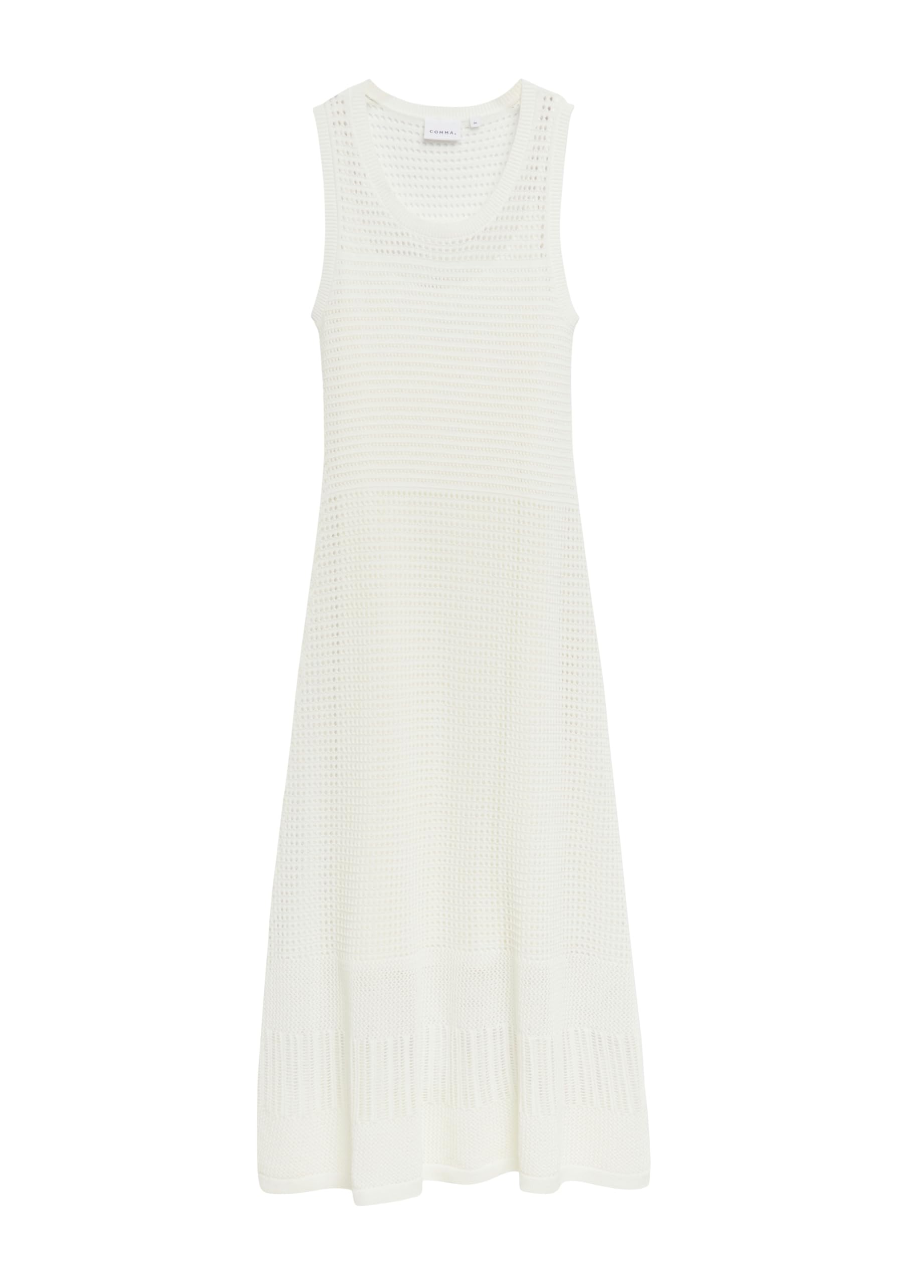 comma-strickkleid-ajour-fit-and-flare-midi-hell-gr-40 image 4