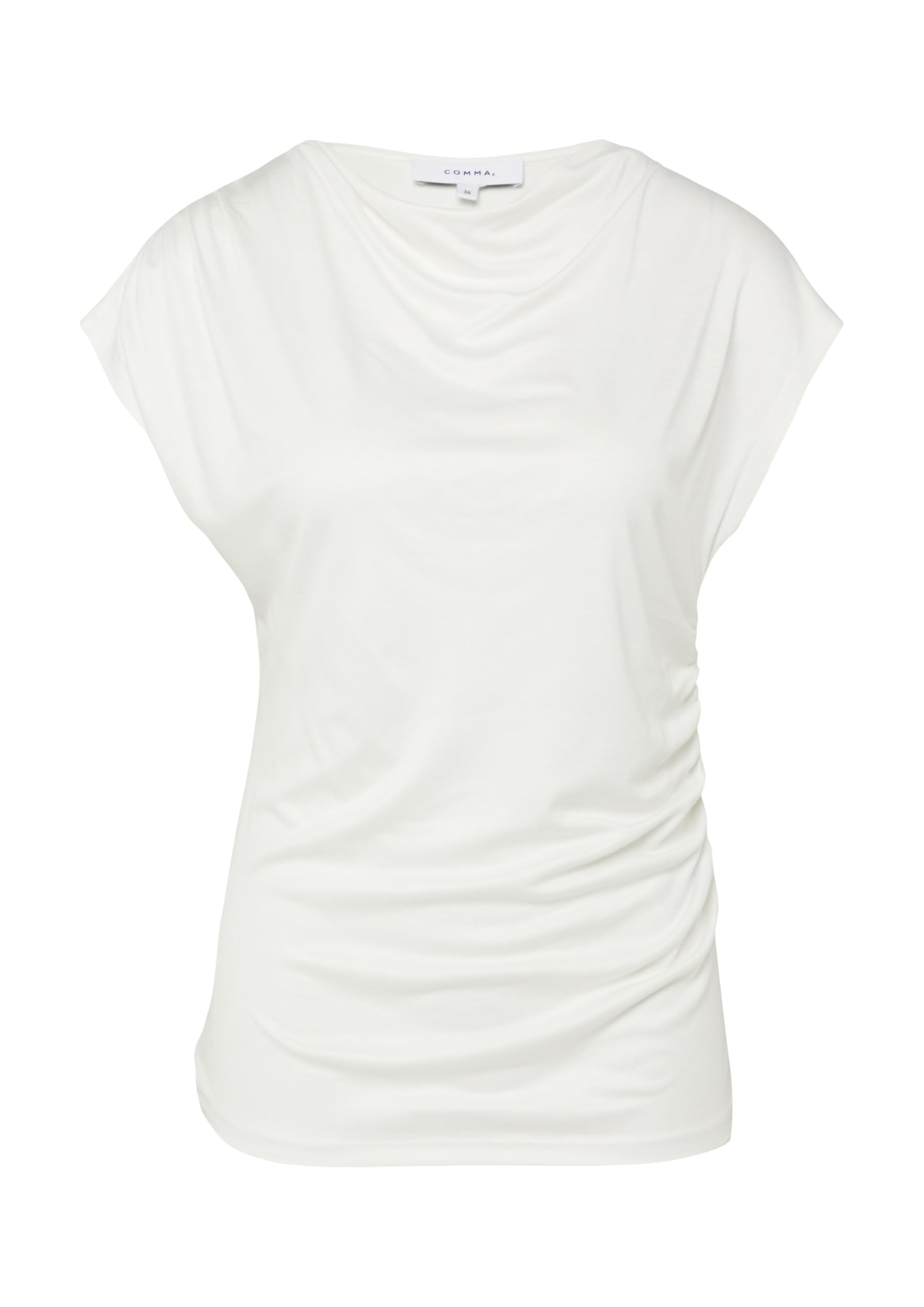 comma-2181541-t-shirt-top-gr-34-mit-drap image 3