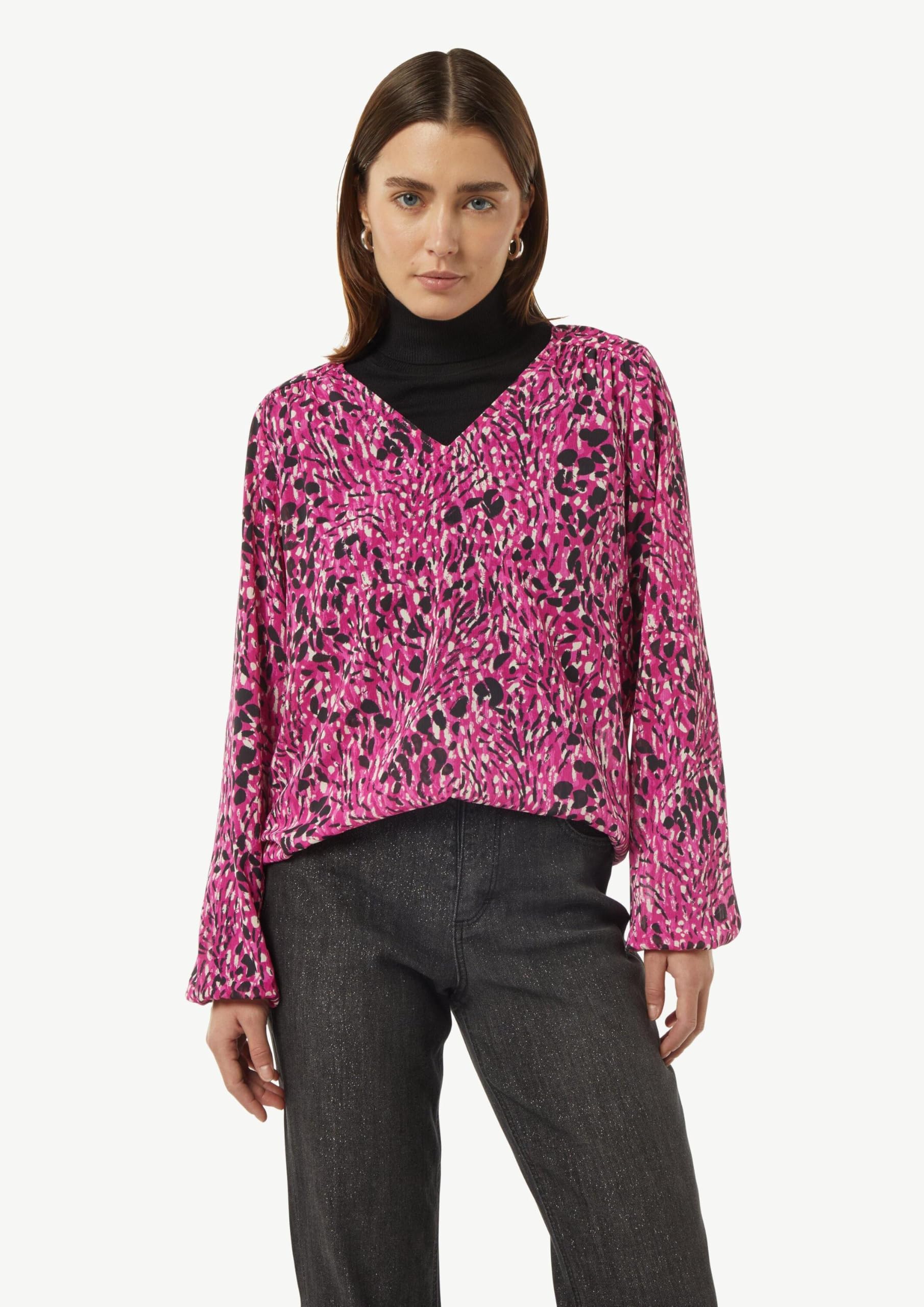 comma-chiffon-bluse-v-ausschnitt-gr-e-44-print image 6