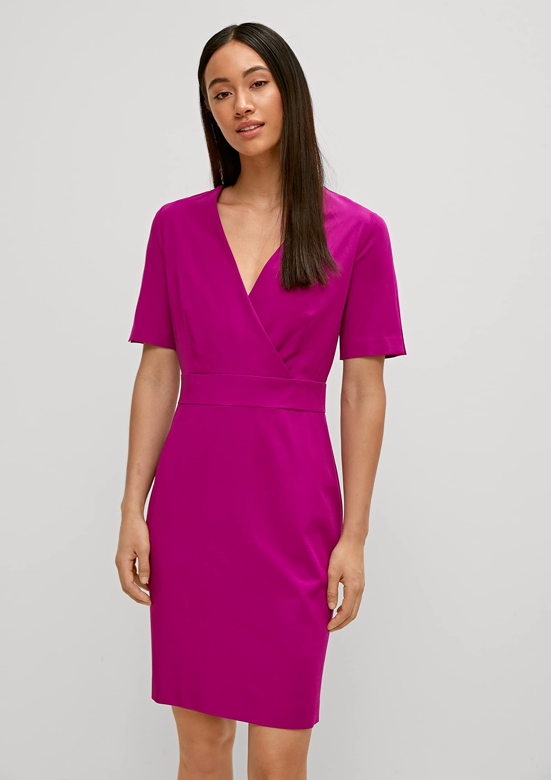 comma-figurbetontes-kurzes-kleid-gr-e-38-ausschnitt image 6