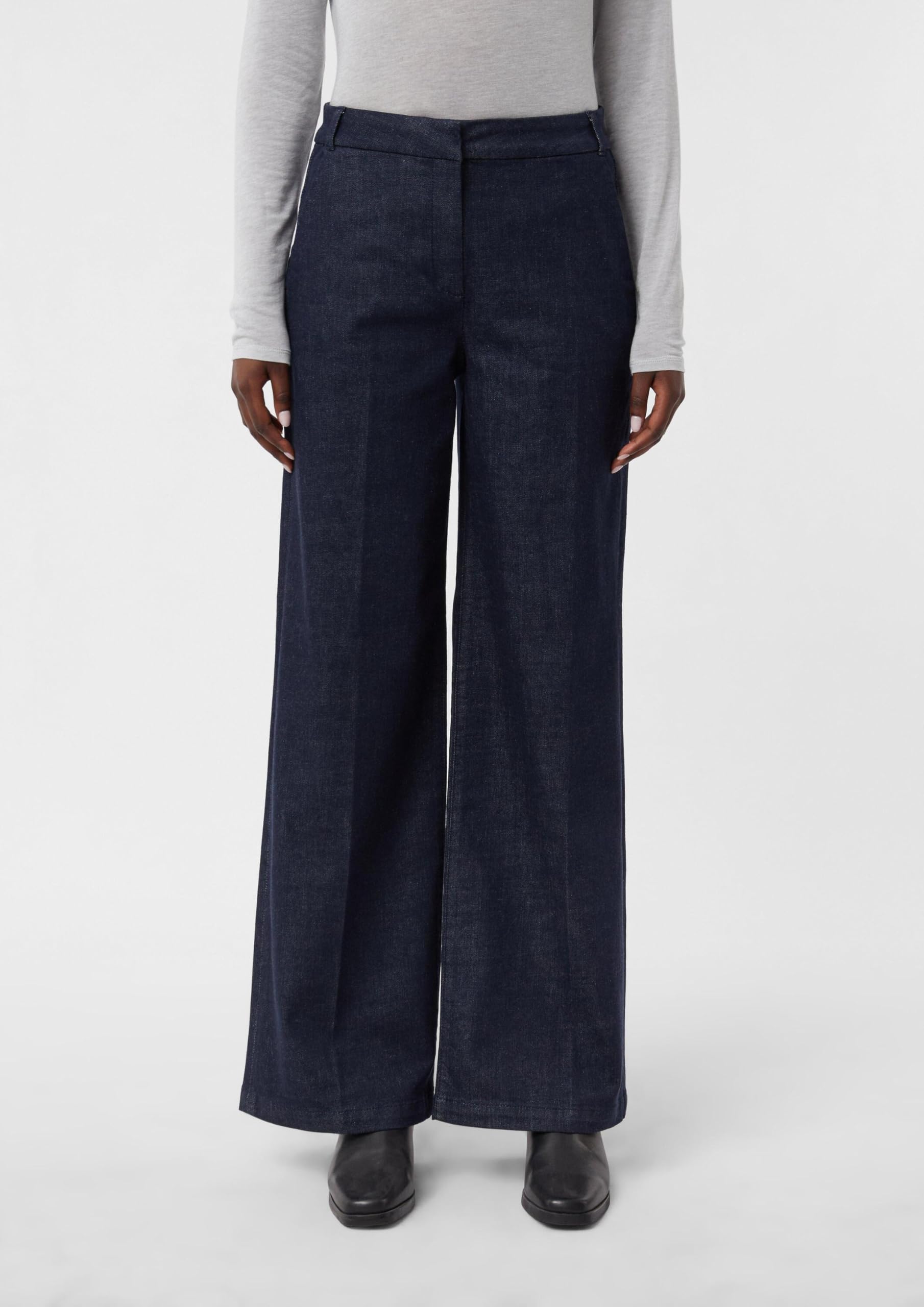 comma-cleane-dark-denim-jeans-damen-weites-bein-gr-e-44 image 5